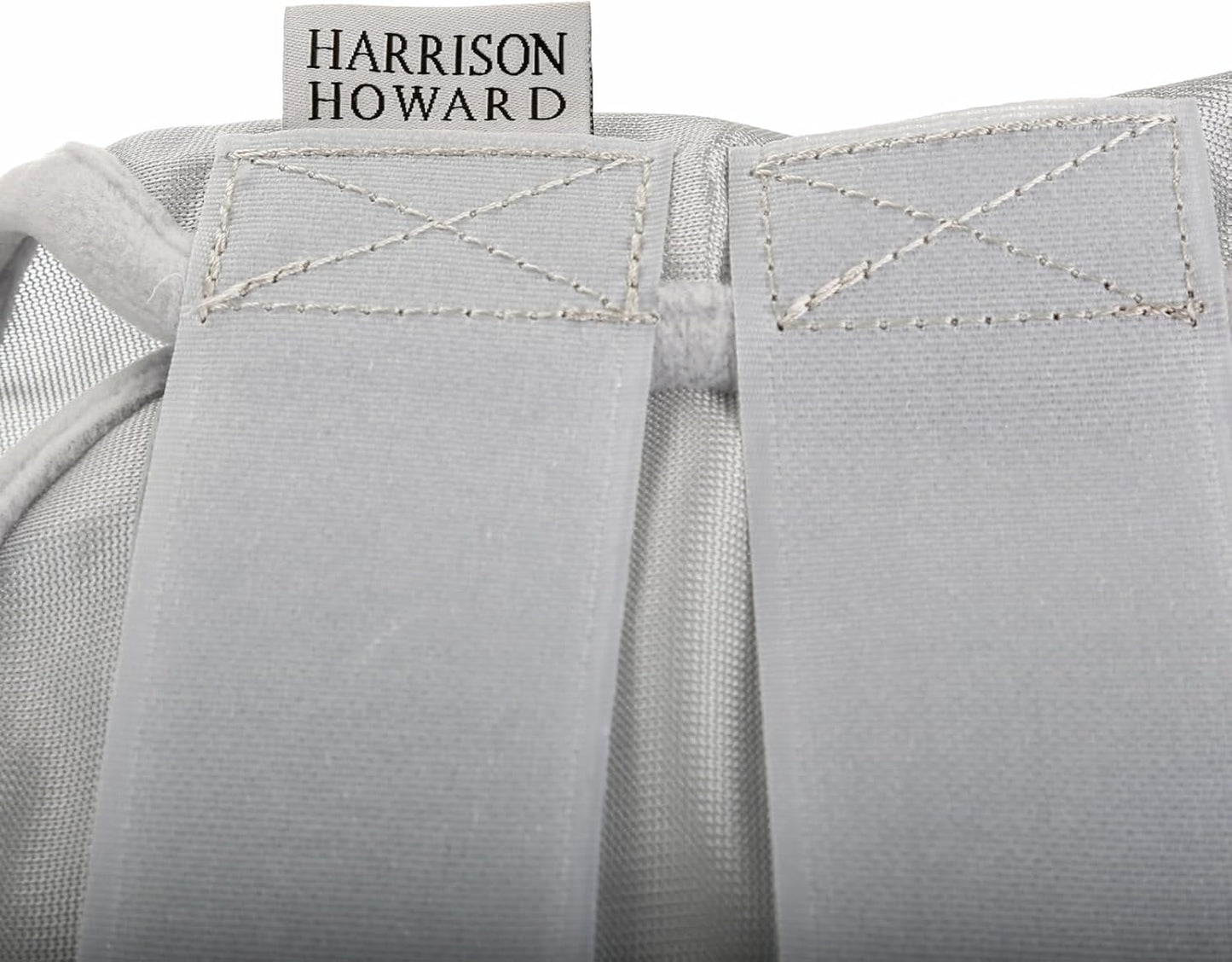 Harrison Howard CareMaster Horse Fly Mask Half Face with Ears Moonlight Silver Medium Cob