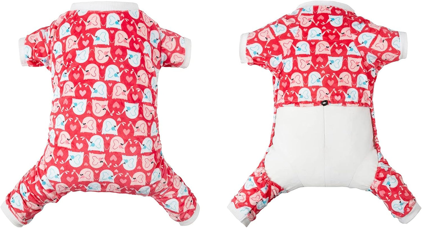 CuteBone Dog Halloween Pajamas Puppy Onesies Small Dogs Soft Pjs Coat Cat Apparel Comfy Pet Christmas Clothes Outfit Doggie Bodysuit P145L