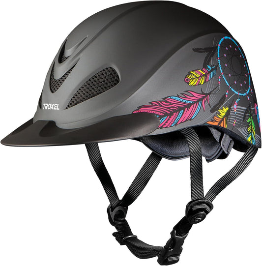 Troxel Rebel Turquoise Rose Helmet