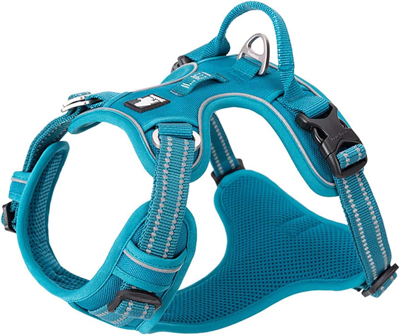 TRUE LOVE Dog Harness No Pull Nylon Reflective Pet Harness Adjustable Comfortable Control Step-in Brilliant Colors Truelove TLH56512 XS Blue