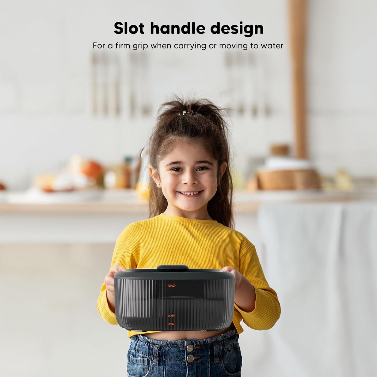 WOPET Dog Water Fountain for Large Dogs, 6L/205oz/1.7Gal Automatic Dog and Cat Water Fountain,Dog Water Dispenser with 5 Filters,Ultra-Quiet Pump,Great for Large Dogs Cats and Multi-Pet Home