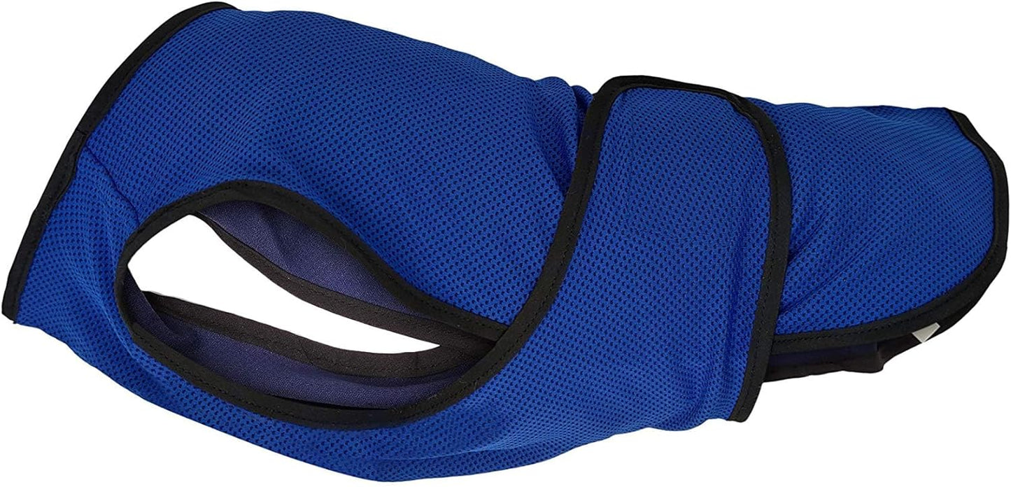 Dog Cooling Vest – Lightweight Summer Jacket for Dogs with Zip Neck & Velcro – Easy On/Off Cooling Coat for Walks, Travel & Outdoors