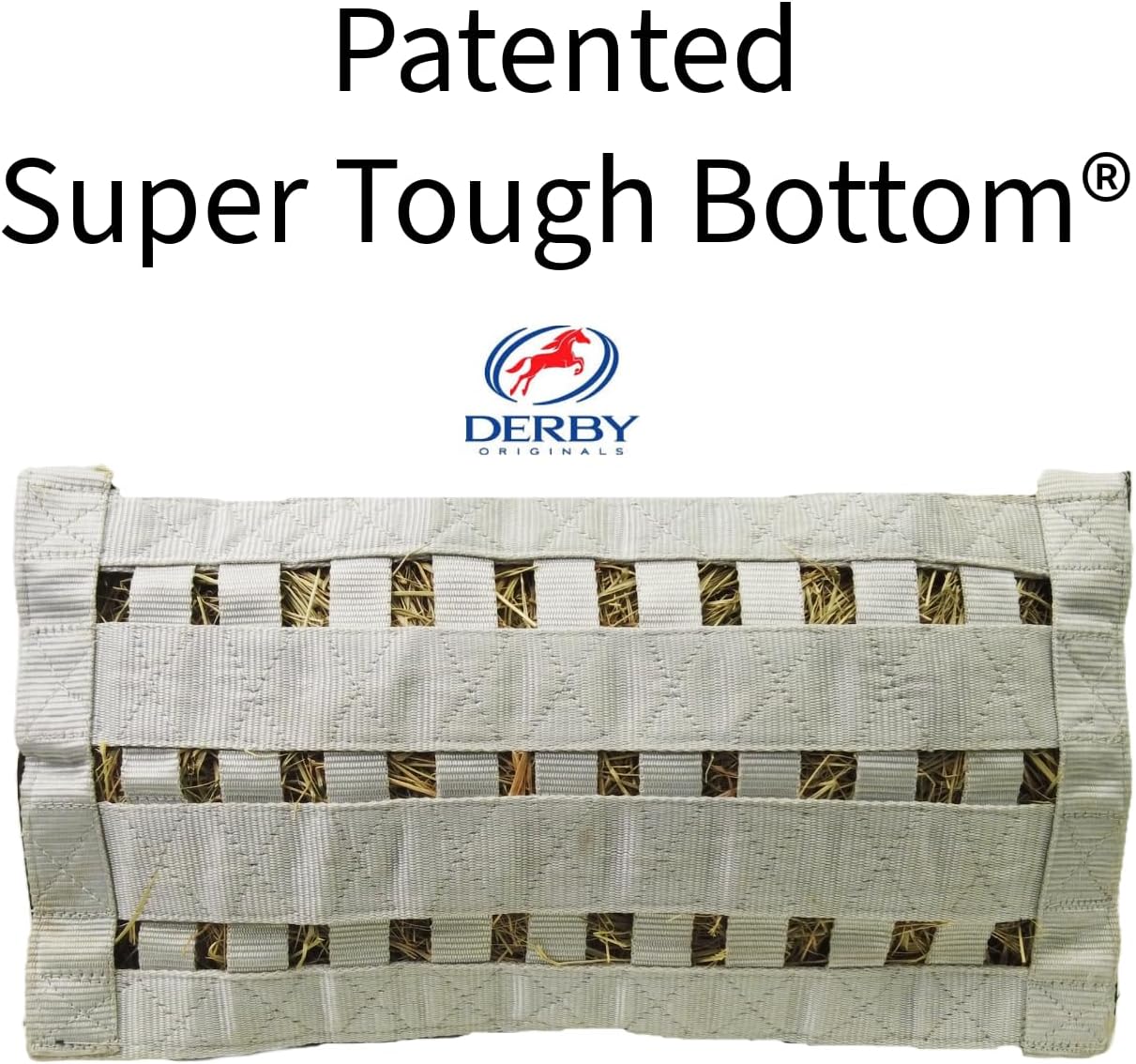 Derby Originals Top Load Hay Bag with Super Tough Bottom and 6 Month Warranty (Royal Blue/Turquoise)