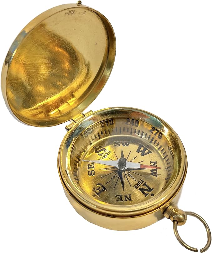 Pocket Watch Flip-Open Compass Camping Hiking Compass Outdoor