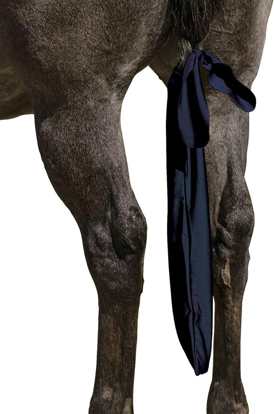 UltraFlex Lycra Tail Bag for Horses | Package of 3 | 24" Long | UV Protection | Smooth Stretch Fit | Keeps Tails Clean & Braided