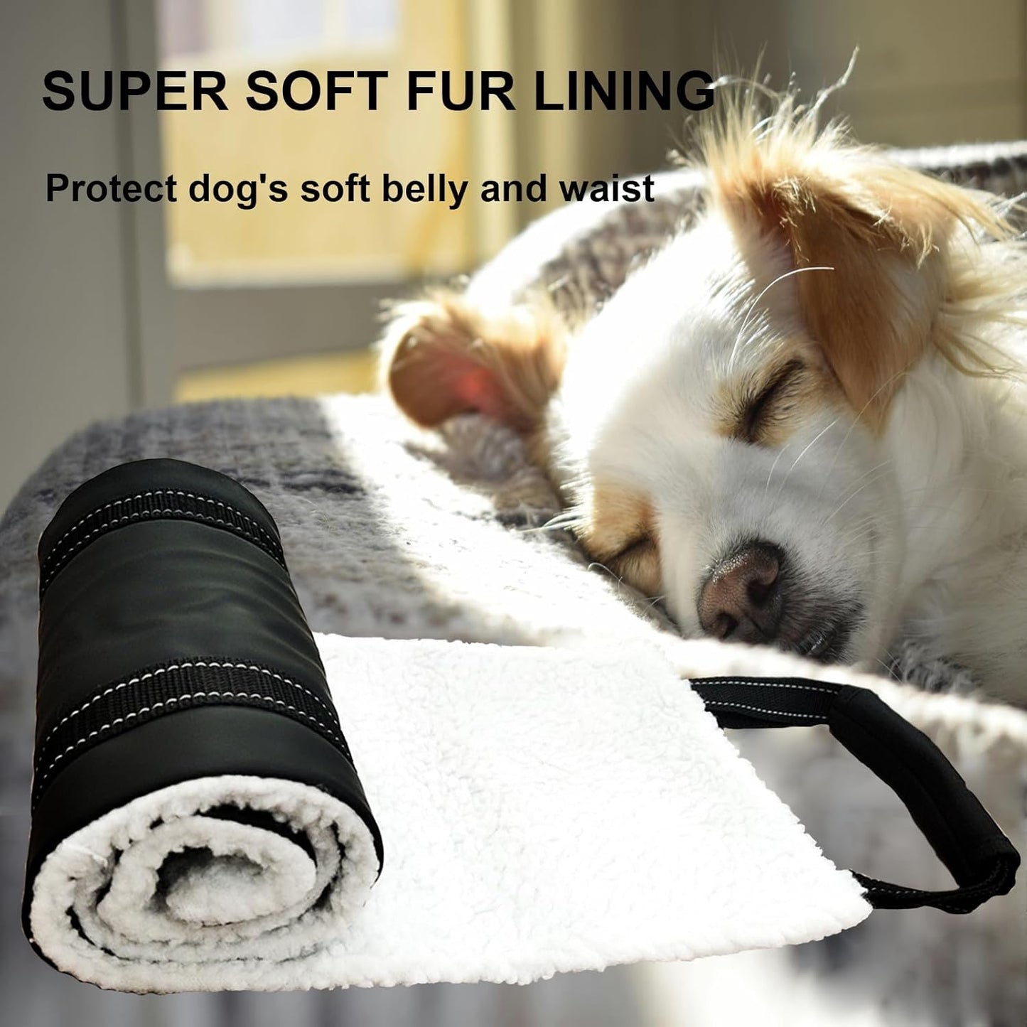 Leather Dog Lift Harness for Small Dogs,Doggie Walking Sling,Puppy Belly Support Strap,Pet Assist Harness for Senior,Injured,Disabled Dogs After ACL Surgery S