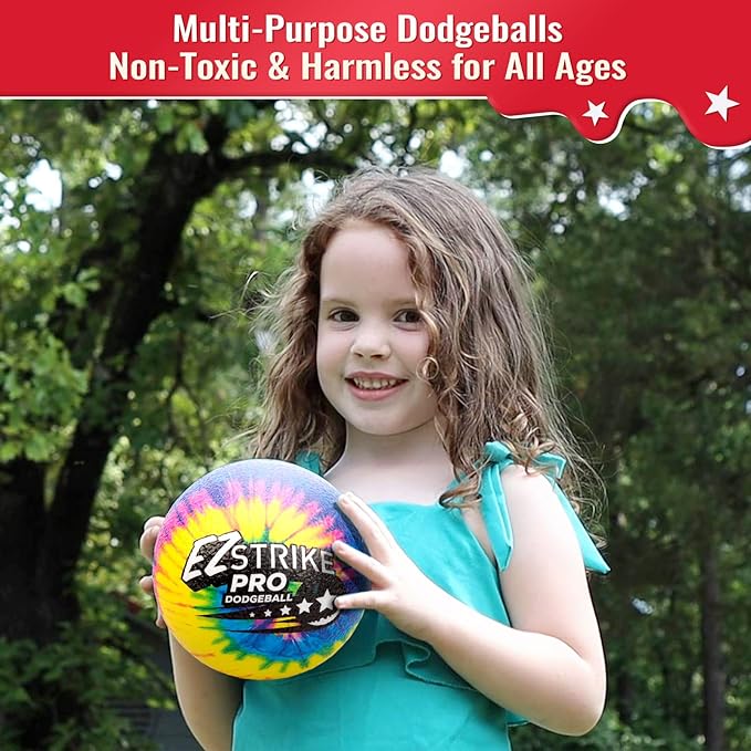 Dodgeballs, Foam Playground Ball Set, 6” Dodge Balls