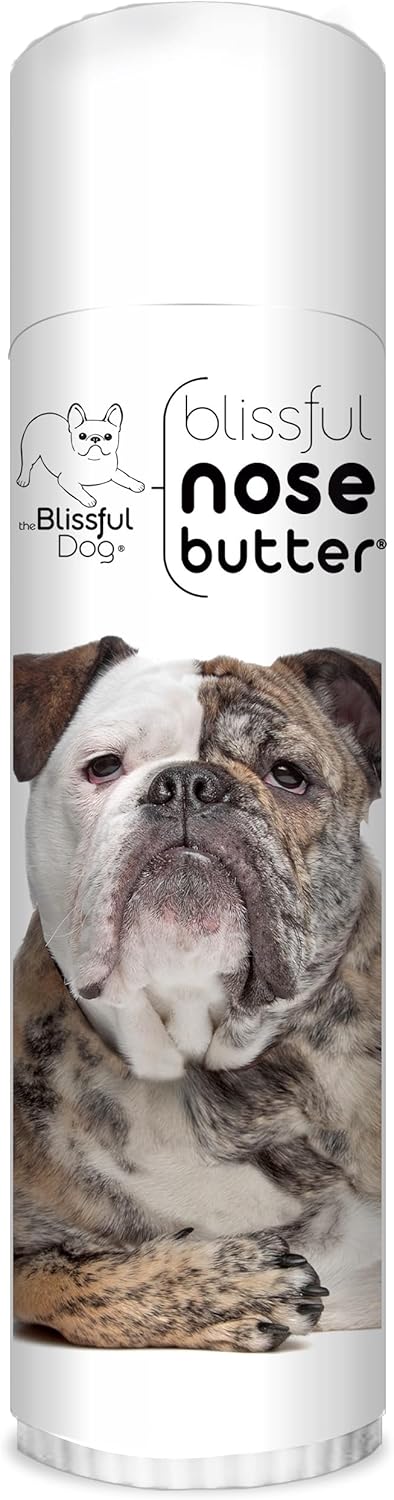 The Blissful Dog Olde English Bulldogge Unscented Nose Butter - Dog Nose Butter, 0.50 Ounce