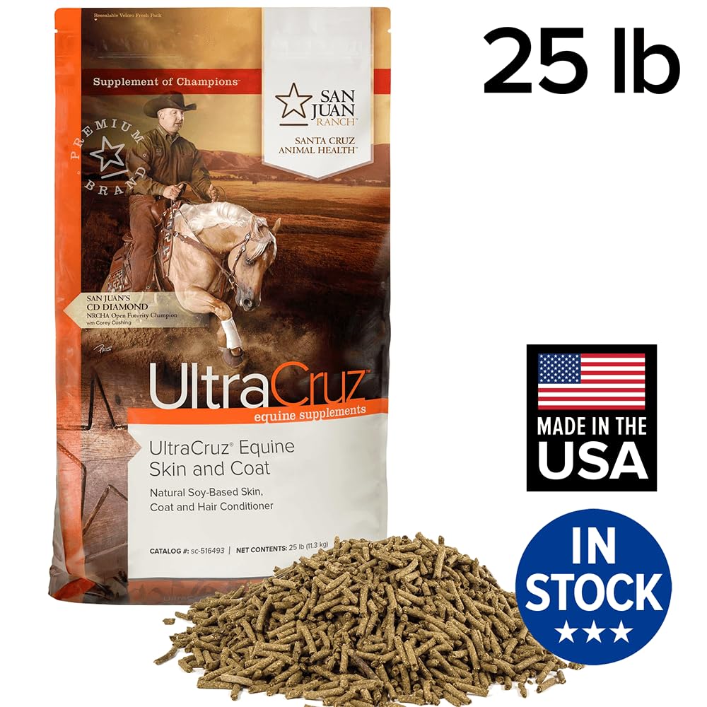 UltraCruz® Equine Skin and Coat Pellet, 25 lb