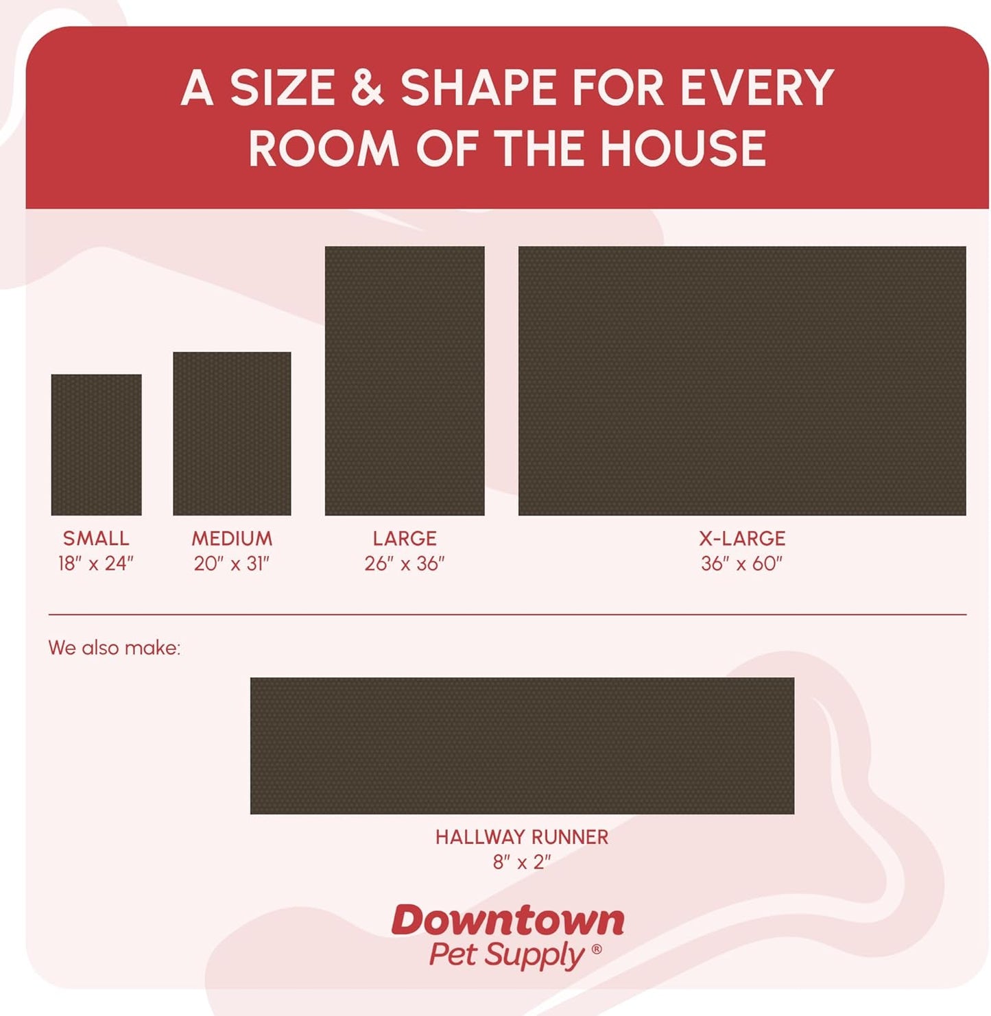 My Doggy Place Microfiber Dog Mat for Muddy Paws, 31" x 20" Navy Blue - Absorbent and Quick-Drying Dog Paw Cleaning Mat, Washer and Dryer Safe - Non-Slip Rubber Backed Dog Floor Mat, Medium