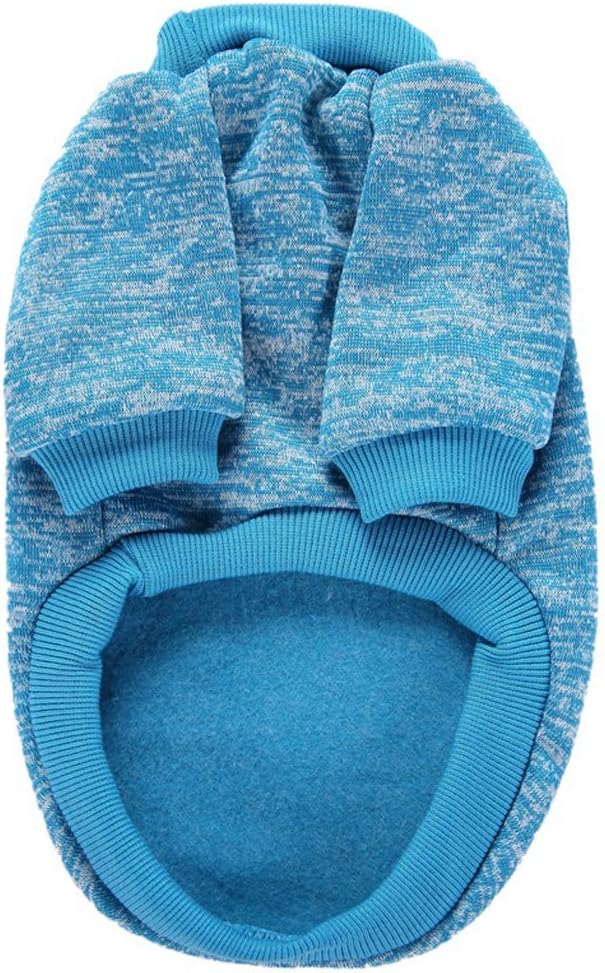 Jecikelon Dog Clothes Dogs Sweater Soft Puppies Clothing Winter Puppy Sweaters Warm Outfit for Dogs Small XXS XS Cat Apparel (Light Blue, XS)