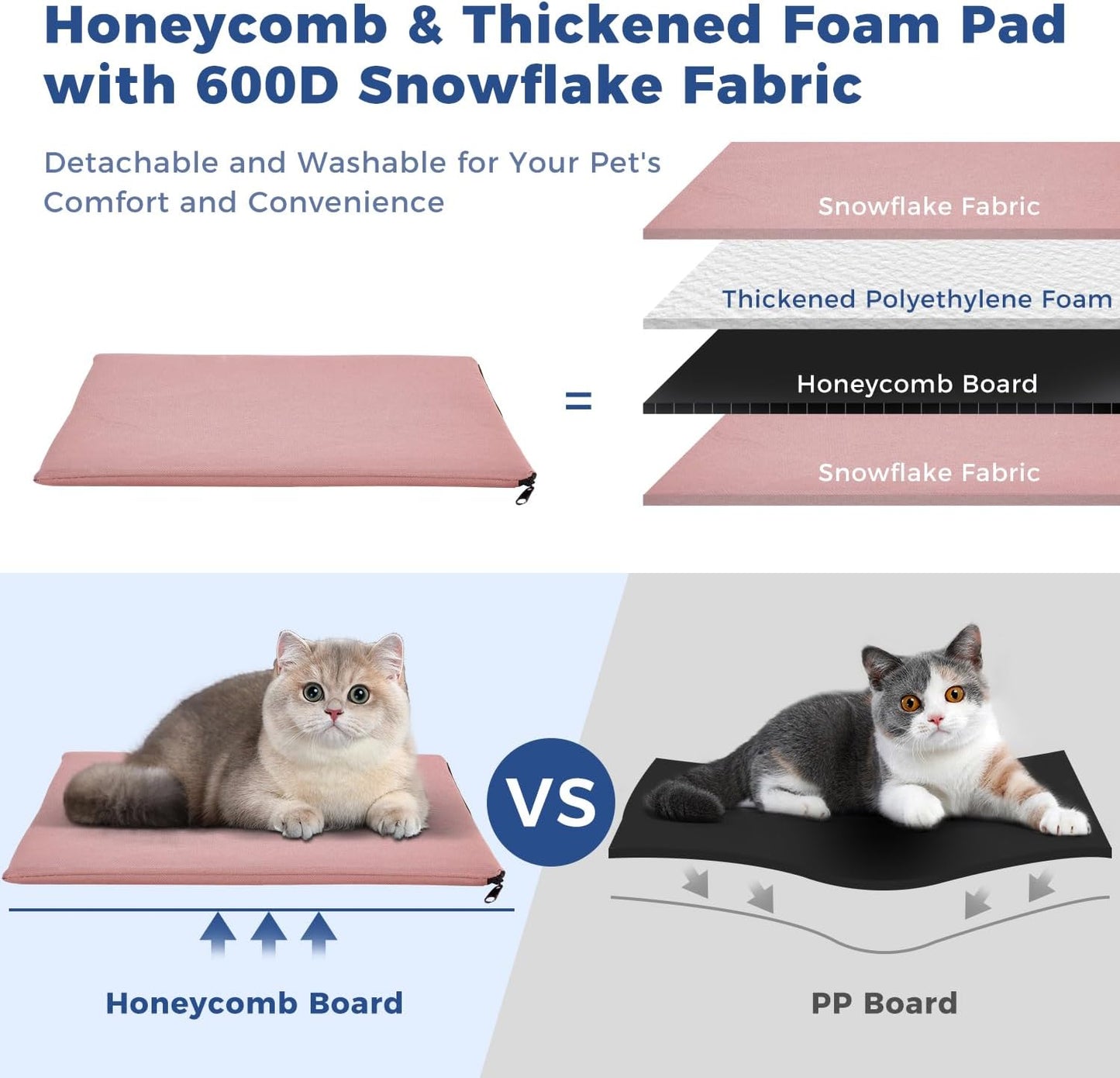 Apollo Walker Dog & Cat Carrier Backpack for 4-15lb Pets - Ventilated Safe Design with Padded Back Support, Breathable Mesh Pet Backpack for Hiking, Travel, Outdoor (Pink)