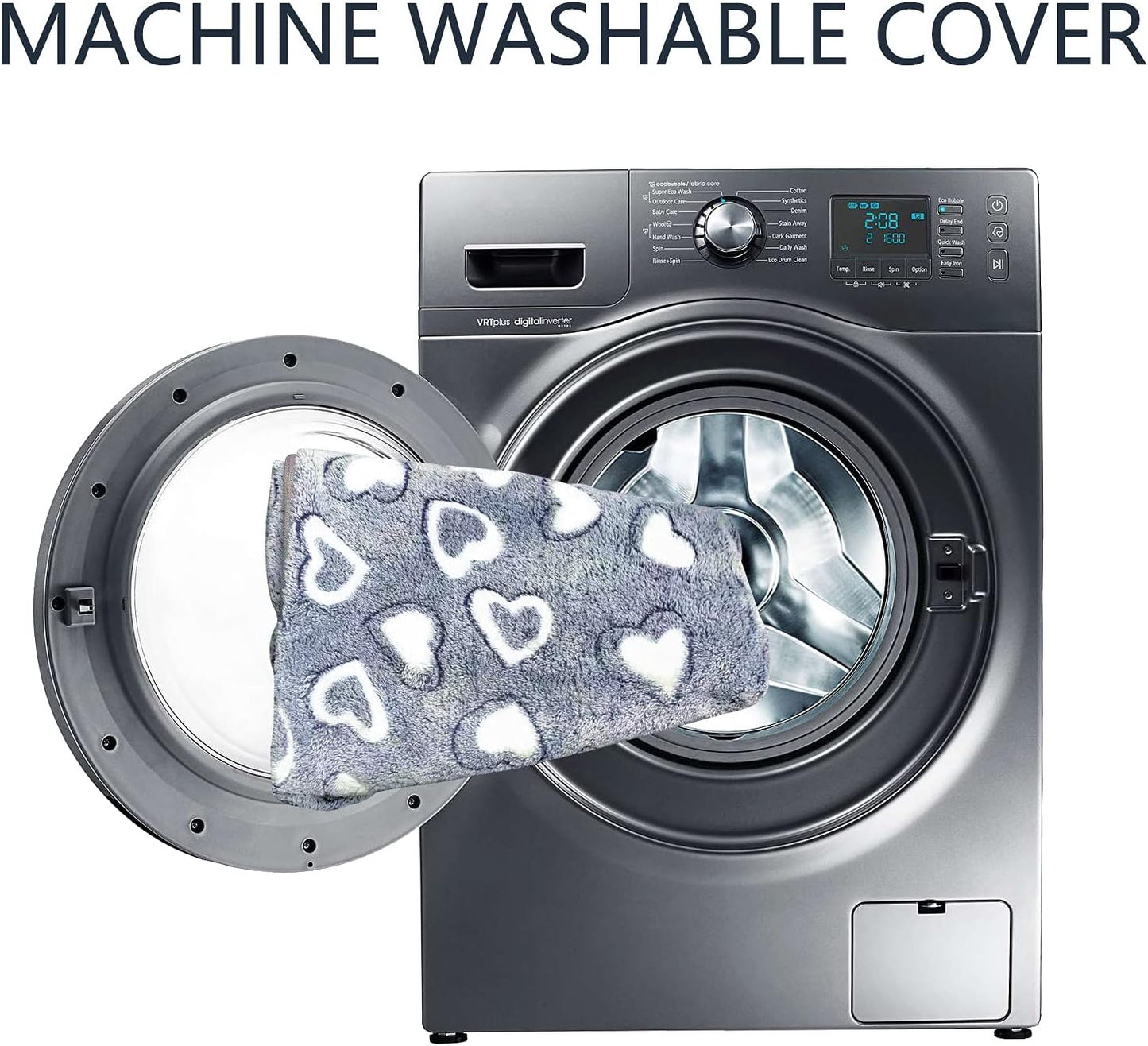 VANKEAN Dog Crate Mat - Reversible Cool & Warm Stylish Bed, Waterproof & Machine Washable, Supports Small to XXL Dogs, Grey