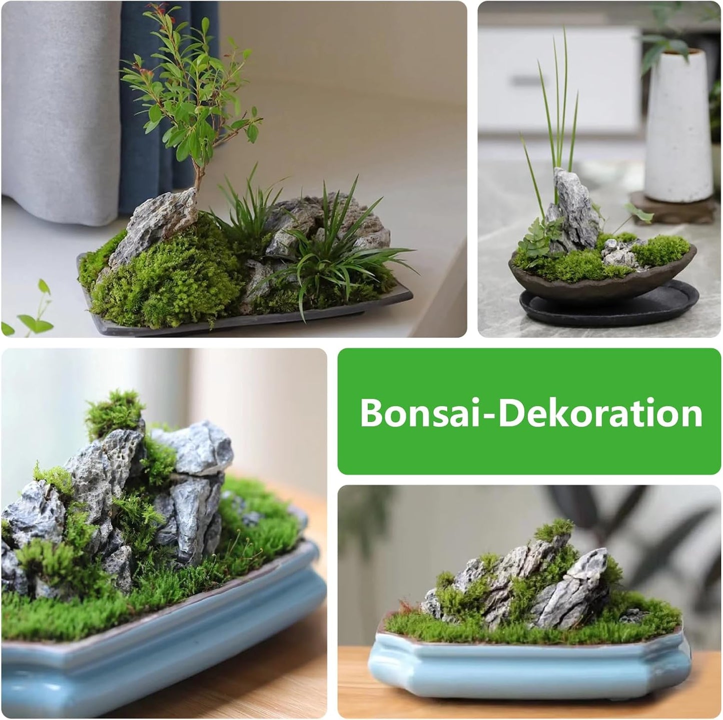 KINGRUI Natural Aquarium Rocks Seiryu Rock Stone 20lb Dragon Stone for Aquarium Landscaping Models Fish Tank Decoration Reptile and Amphibian enclosures 3 to 7 inch