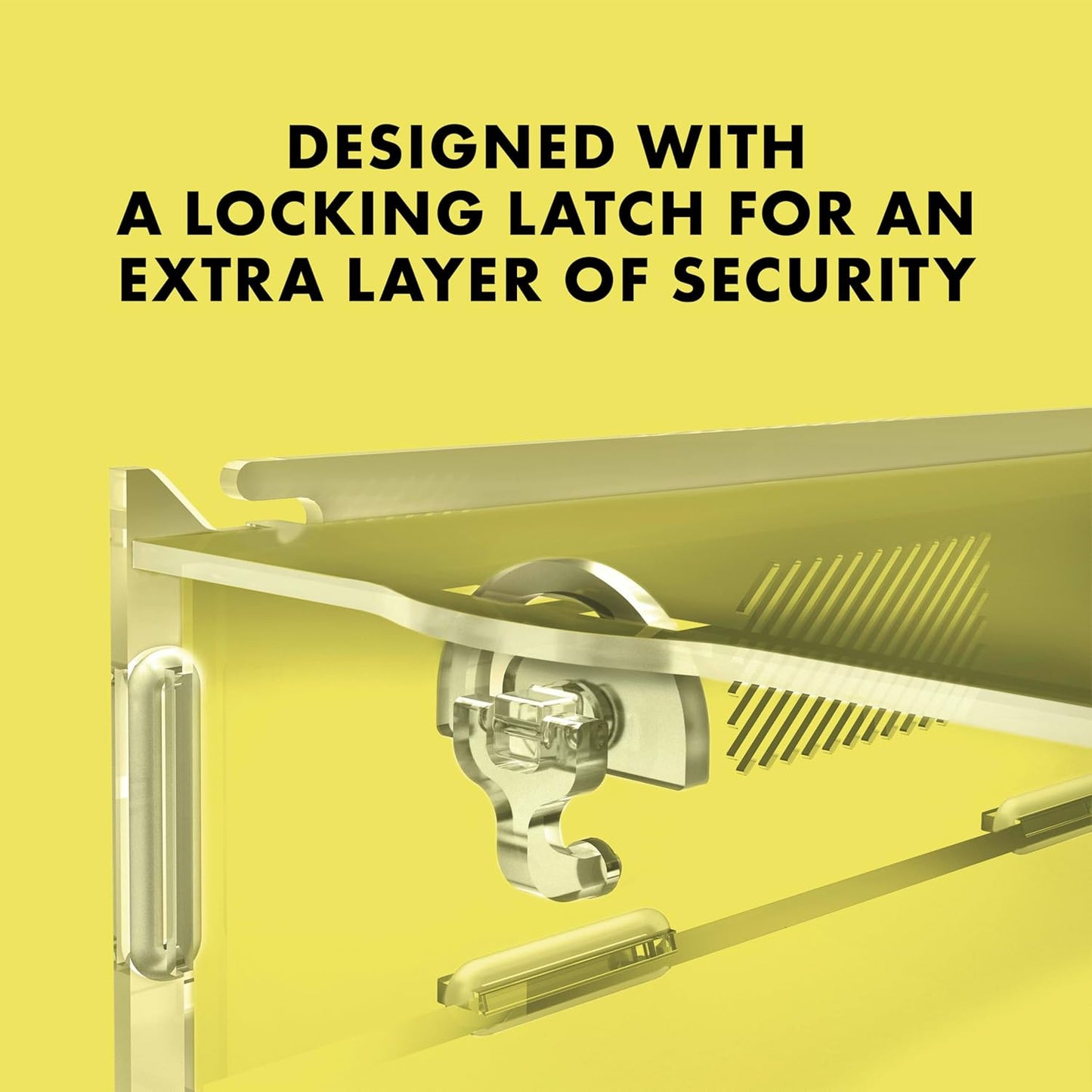 Zilla Micro Habitat Terrarium, Arboreal, with Locking Latch, for Isopods, Spiders, Insects, Small