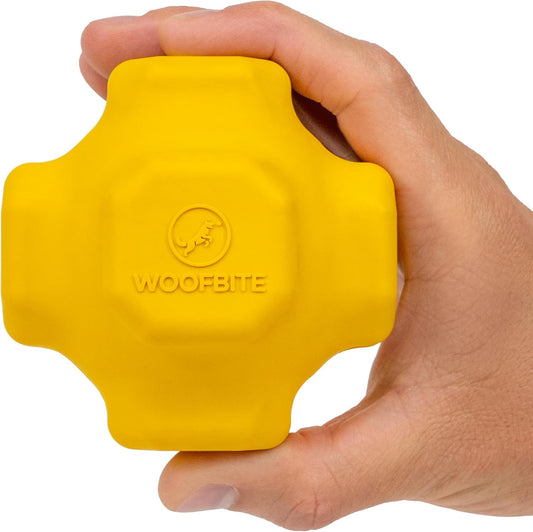 Indestructible Jumping Jack Chew Toy - Lifetime Replacement - Durable Dog Toy for Aggressive Chewers - Safe, Non-Toxic Natural Rubber - Interactive, Chew & Fetch - Tough, Heavy Duty - 4.5”