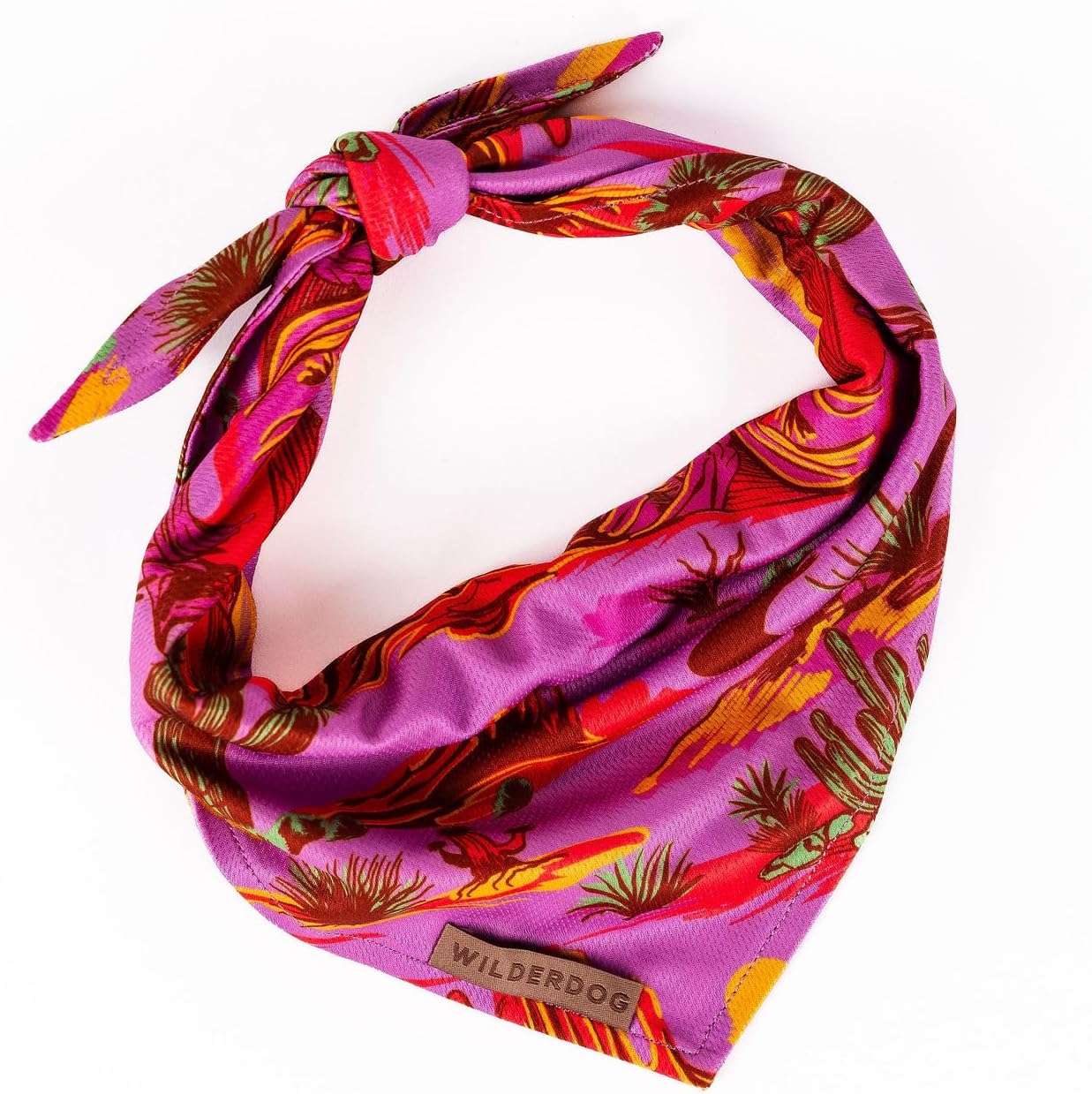 Wilderdog Dog Bandana with Lightweight Quick Drying Poly-Blend Mesh Material in Laramie