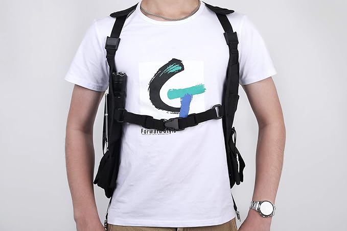 Universal Double Radio Shoulder Harness Holster Chest Holder