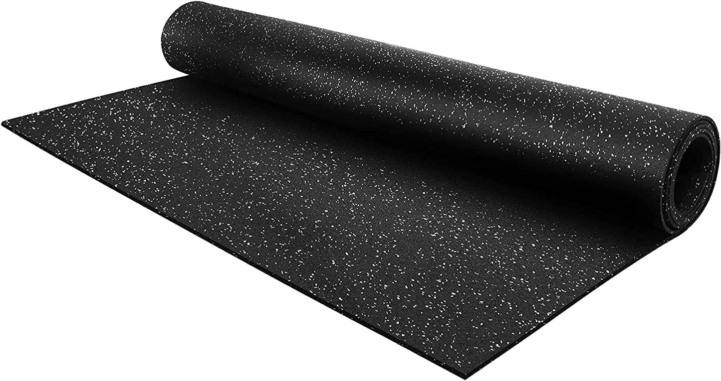 Flooring Inc's 1/4" Thick Tough Rubber Flooring Roll | Flexible Recycled Rubber Floor Mats for Home Gym | Heavy Duty Rubber Mat for Home Gyms, Sheds, Horse Stall Mat or Trailer