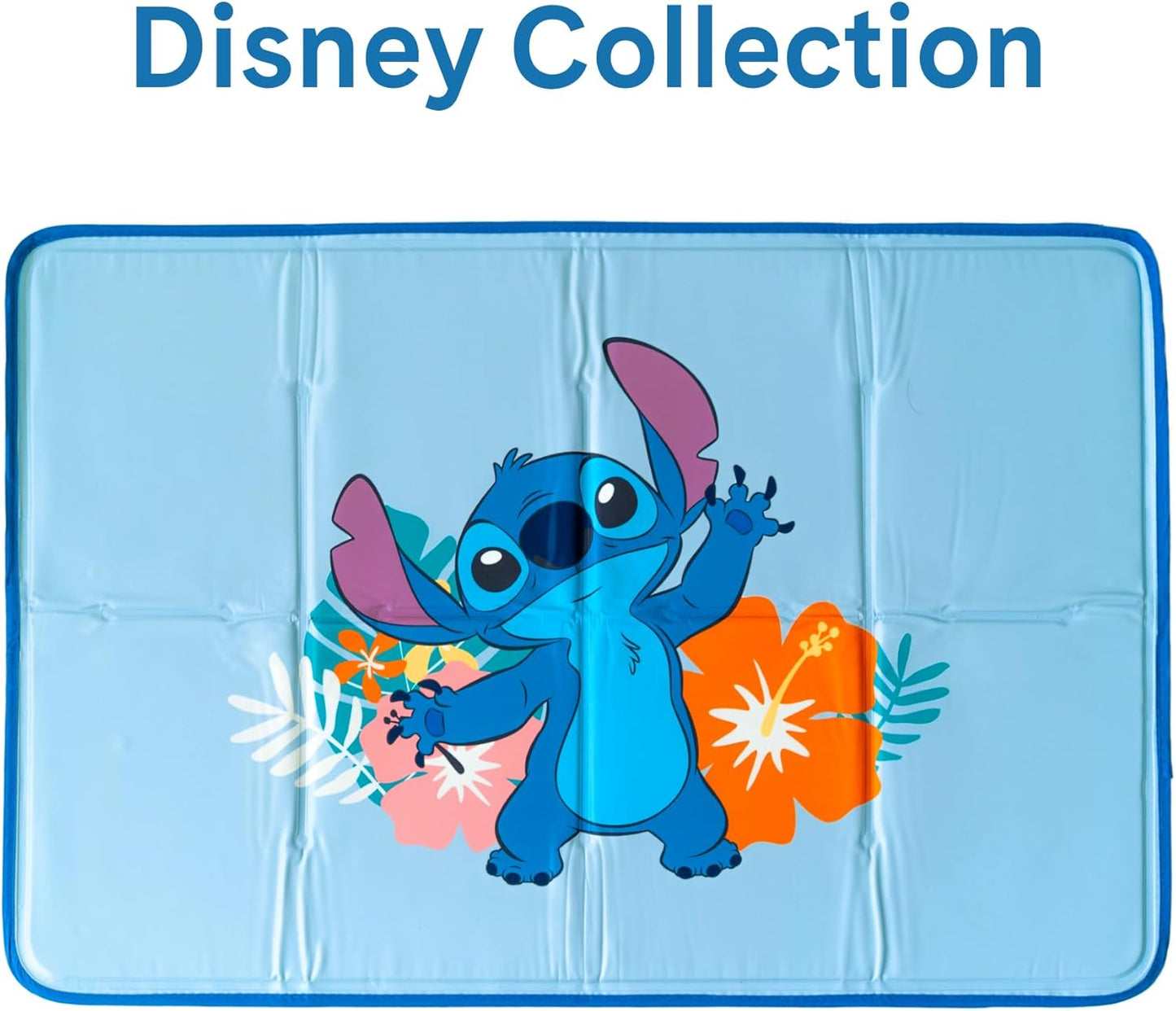 The Green Pet Shop Cool Pet Pad - Small, Disney’s Stitch - Self-Cooling, Pressure Activated Mat for Dogs & Cats from 9-20 lbs - Non-Toxic Gel, No Water Needed