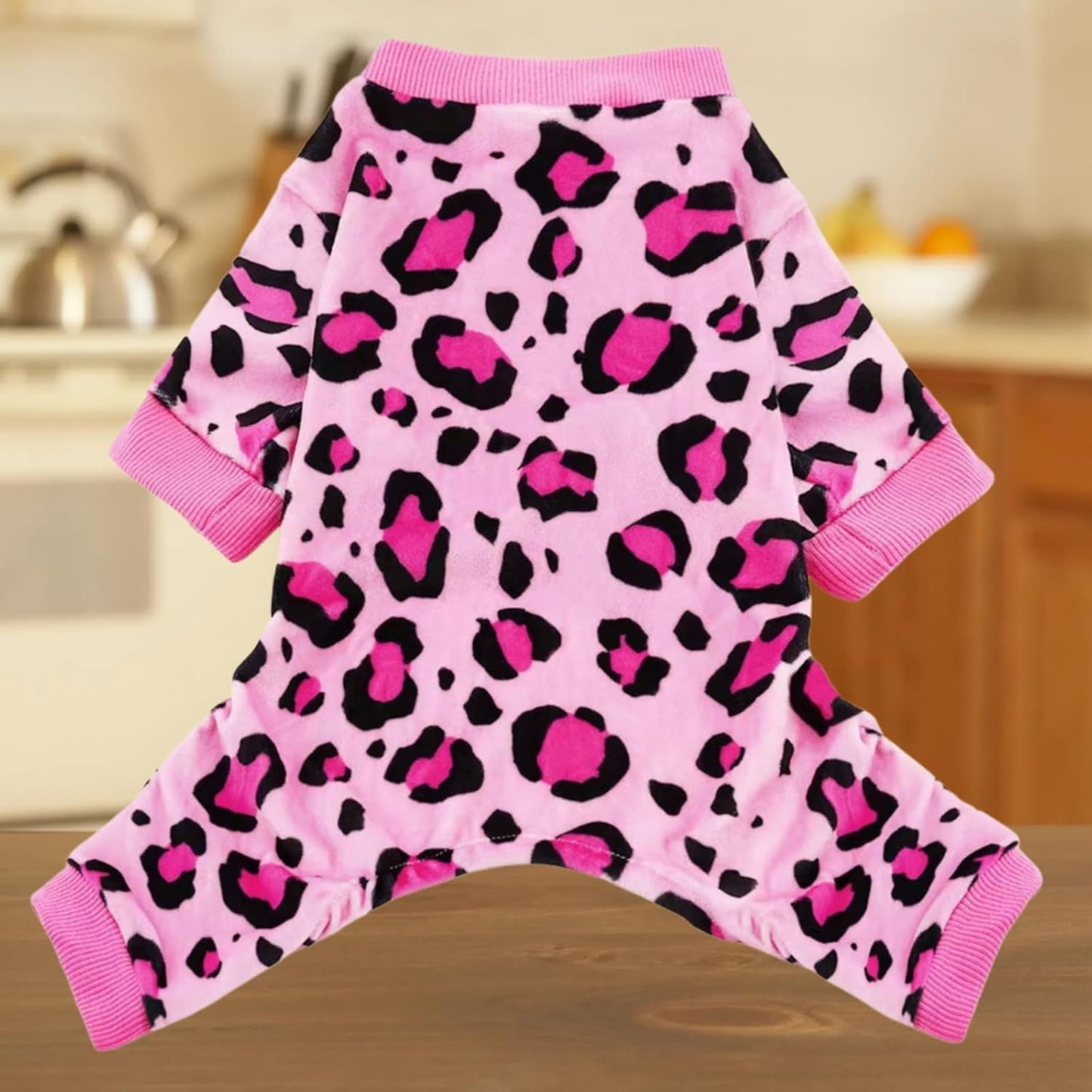 Vet-Approved Dog Pajamas Onesie for Small Dog Clothes - Lightweight Soft Stretchy Puppy Outfit - Certified Hypoallergenic Comfort Anxiety-Reducing (Pink,XS)