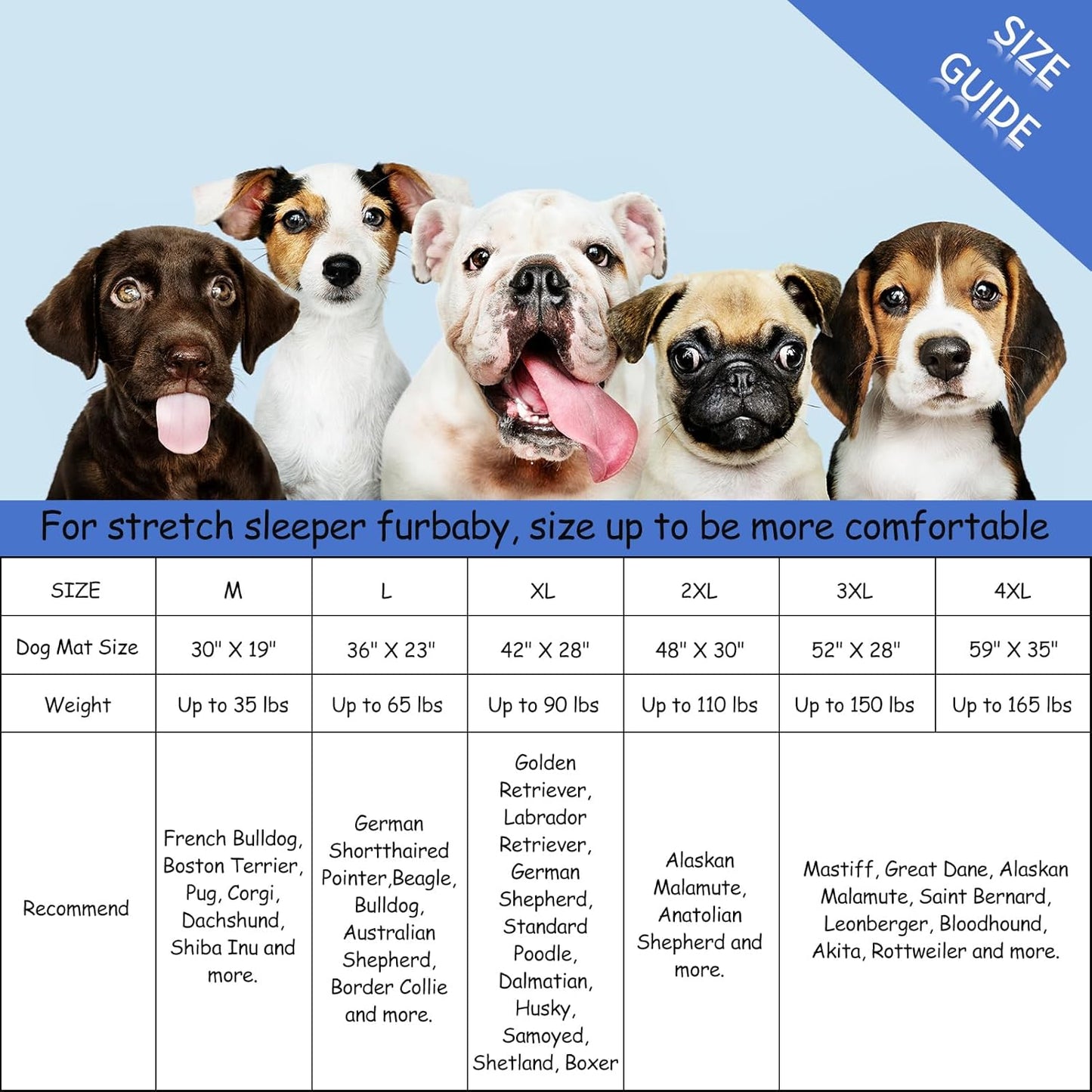 Bubble bear Dog Crate Mat - Ultra Soft, Washable & Anti-Slip Kennel Pad for Small/Medium/Large Dogs, Dark-Hued to Hide Stains (52"x28")