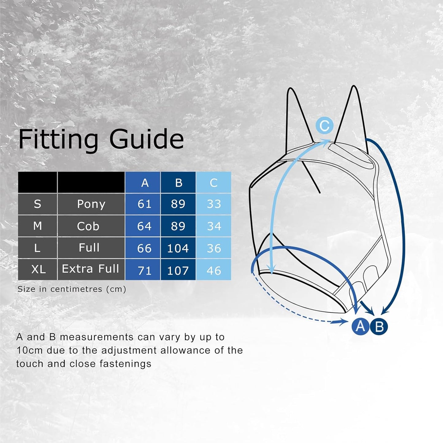 Harrison Howard Pro Luminous Horse Fly Mask Large Eye Space Standard with Ears UV Protection for Horse Light Champagne XL Extra Full Size