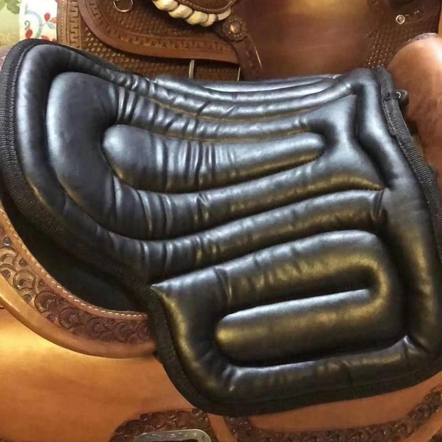 Saddle Tush Cushion Western Long Saddle Pad Horse Riding Seat Saddle Cushion Pad