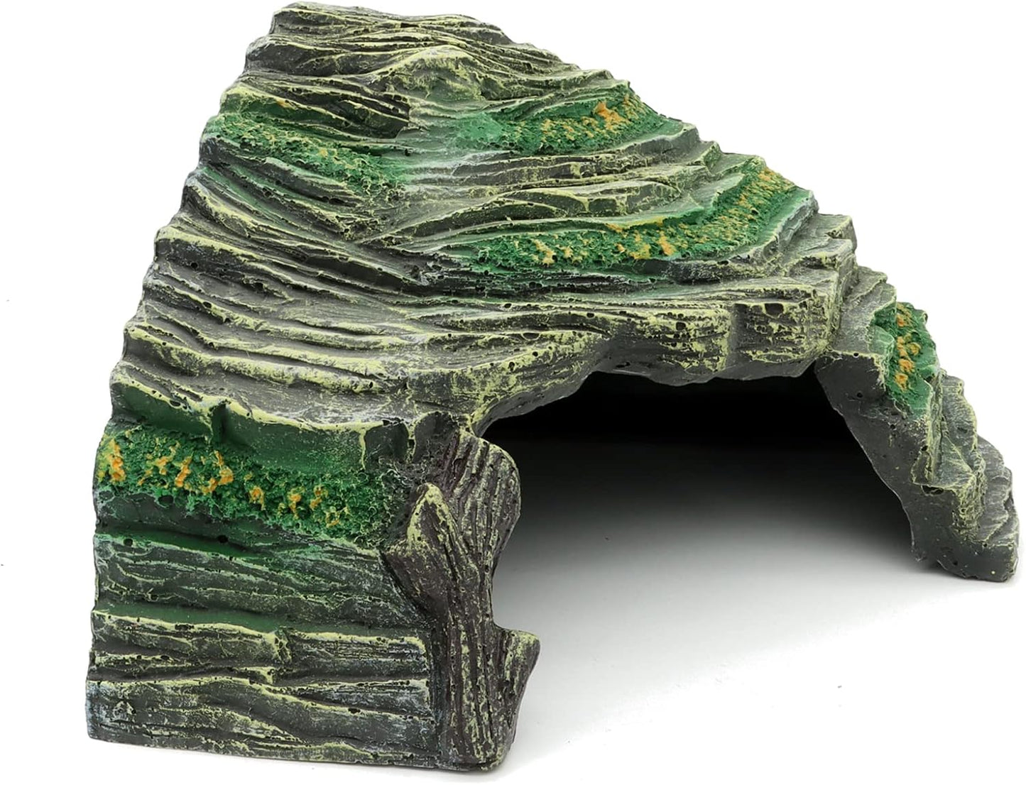 JIHAQUA Terrarium Decor Reptile Hide Reptile Hides and Caves Aquarium Tank Accessories Decorations,Medium