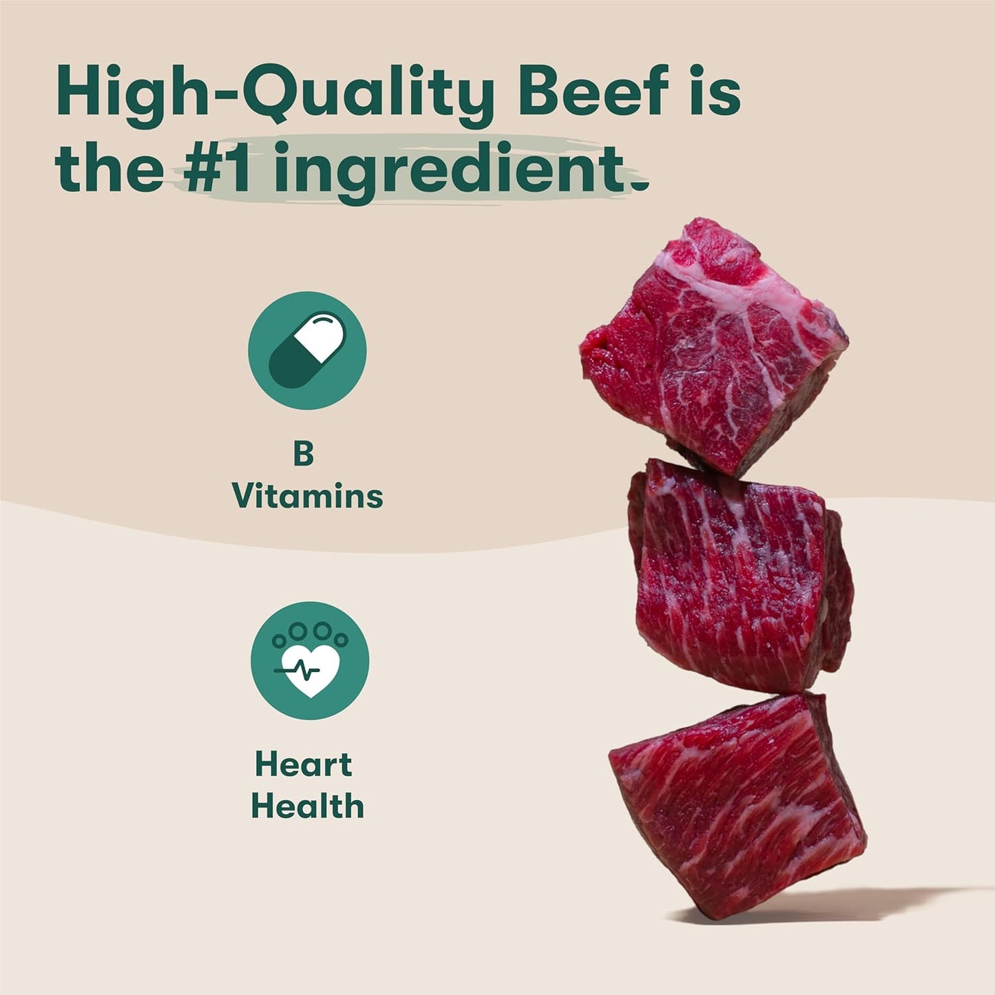 Jinx Beef & Banana Training Treats for Dogs and Puppies, Low-Calorie, All Natural, Slow-Smoked Real Beef, No Fillers 4oz, 6 Pack