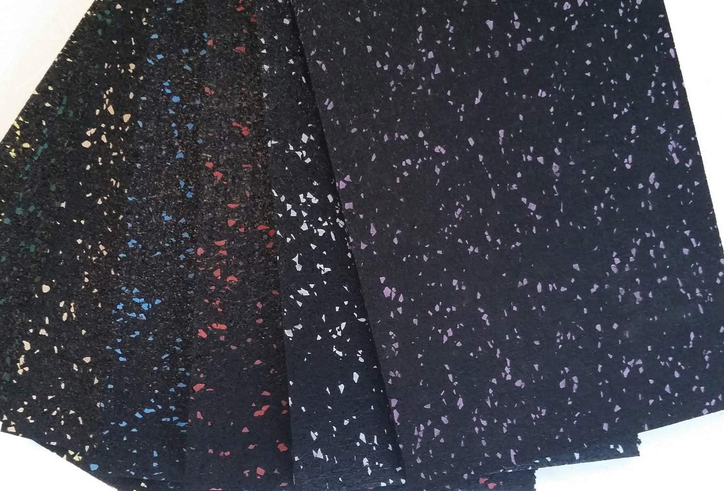 American Floor Mats 1/4in (7mm) Thick Solid Black 4' x 30' Heavy Duty Rubber Rolls, Protective Exercise Mats, Home Gym Rubber Flooring