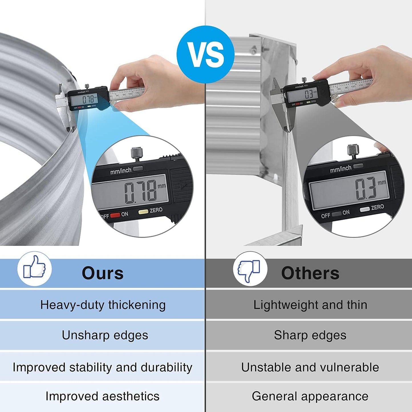 Land Guard Galvanized Raised Garden Bed Kit, 6×3×1ft Raised Garden Boxes Outdoor, Oval Metal Raised Garden Beds for Vegetables...