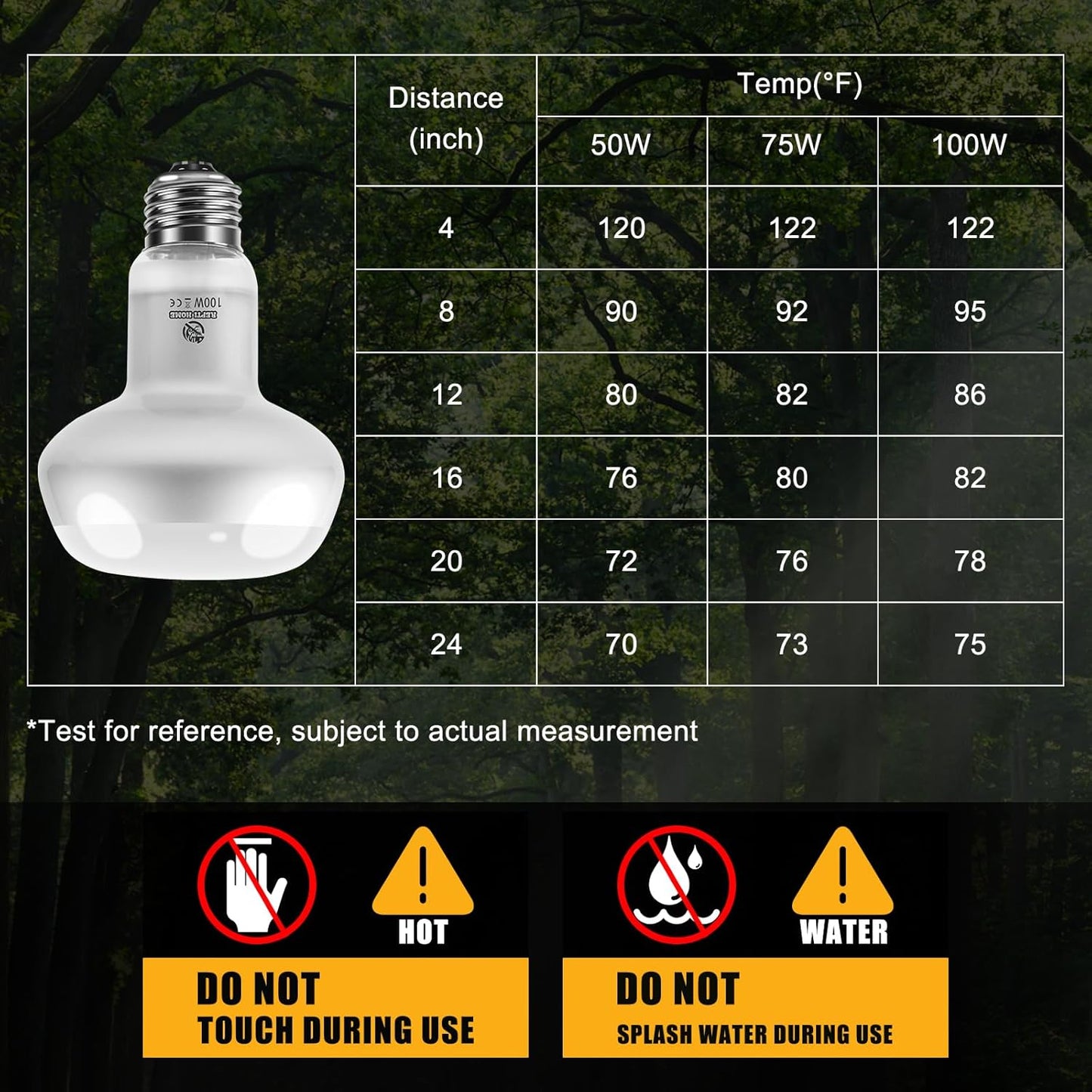 Reptile Heat Lamp 4Pack 100W, Intense Basking Spot Light Bulb with UVA, Simulate Natural Daylight Heat Bulb for Reptile, Turtle, Bearded Dragon, Lizard, Tortoise, Gecko, Snake