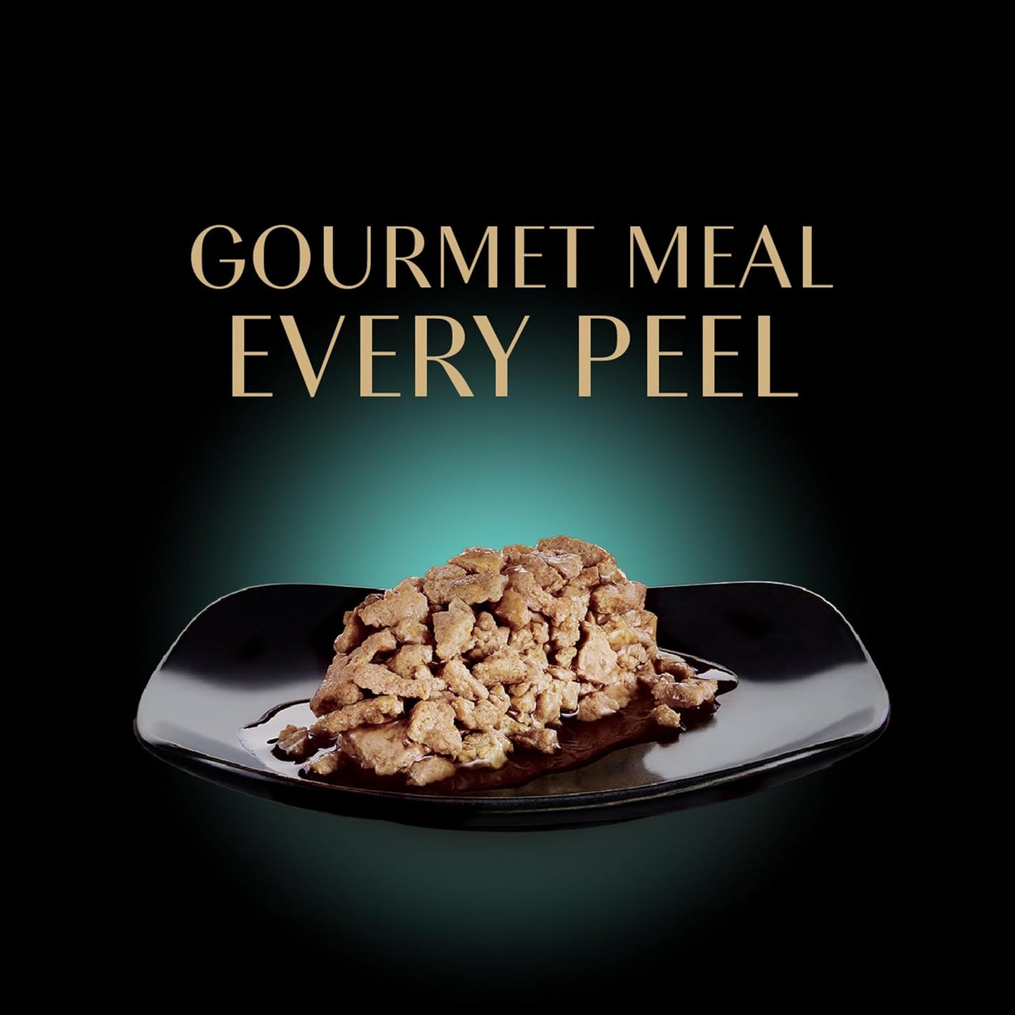 Sheba Perfect Portions Wet Cat Food Cuts in Gravy Variety Pack, Roasted Chicken Entree, with Sustainable Salmon, and Tender Turkey Entree, 2.6 oz. Twin-Pack Trays (24 Count, 48 Servings)