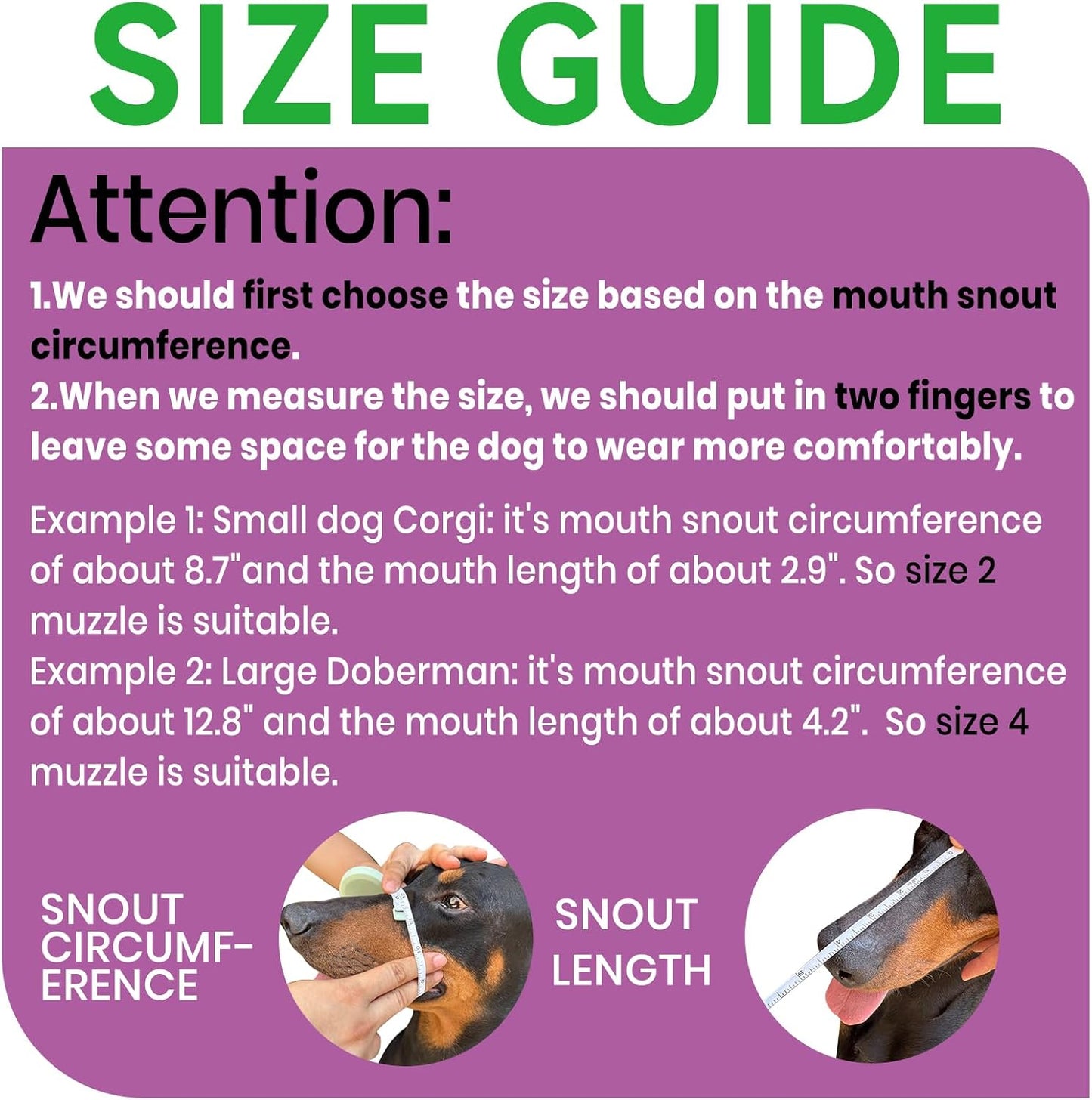 Glow-in-The-Dark Dog Muzzle, Basket Muzzle for Small Medium Large Dogs,Anti-Biting Chewing, Lightweight Cage Design,Allows Drinking & Panting,for Grooming & Training (Transparent Size L)