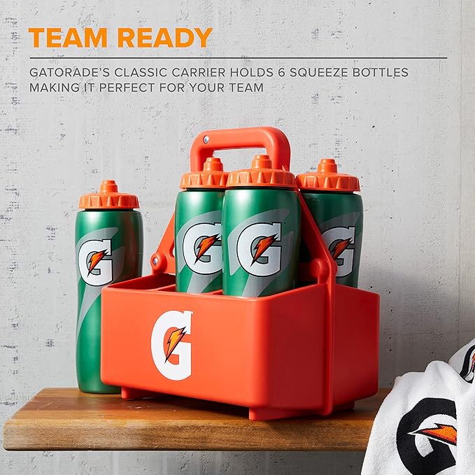Gatorade 6ct Squeeze Bottle Carrier 30oz