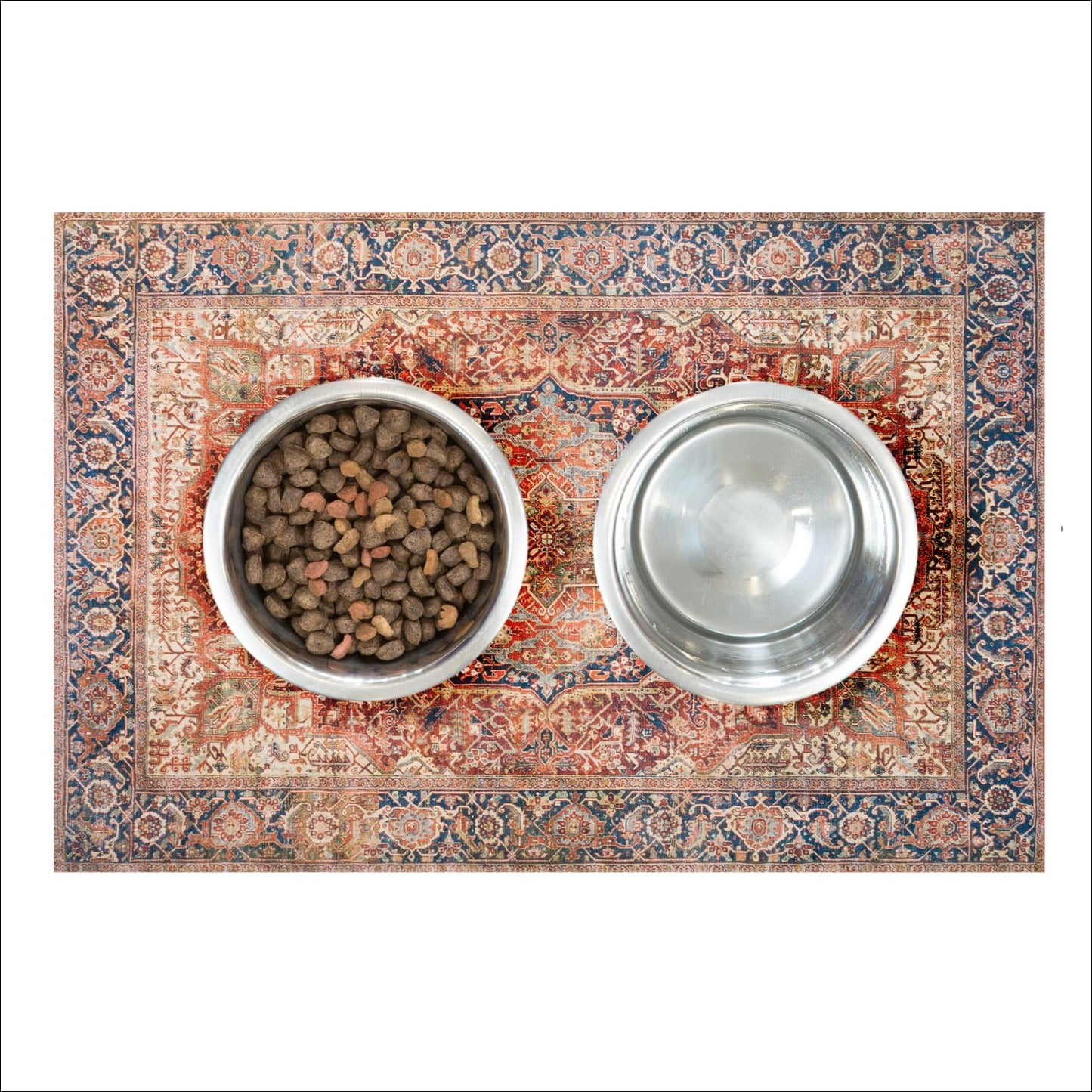 LOVEWAG Washable Dog Pee Pads, 24" x 16", Waterproof, Non-Slip, Super Absorbent, Reusable Machine-Washable, 2-Pack (Rustic Terracotta)