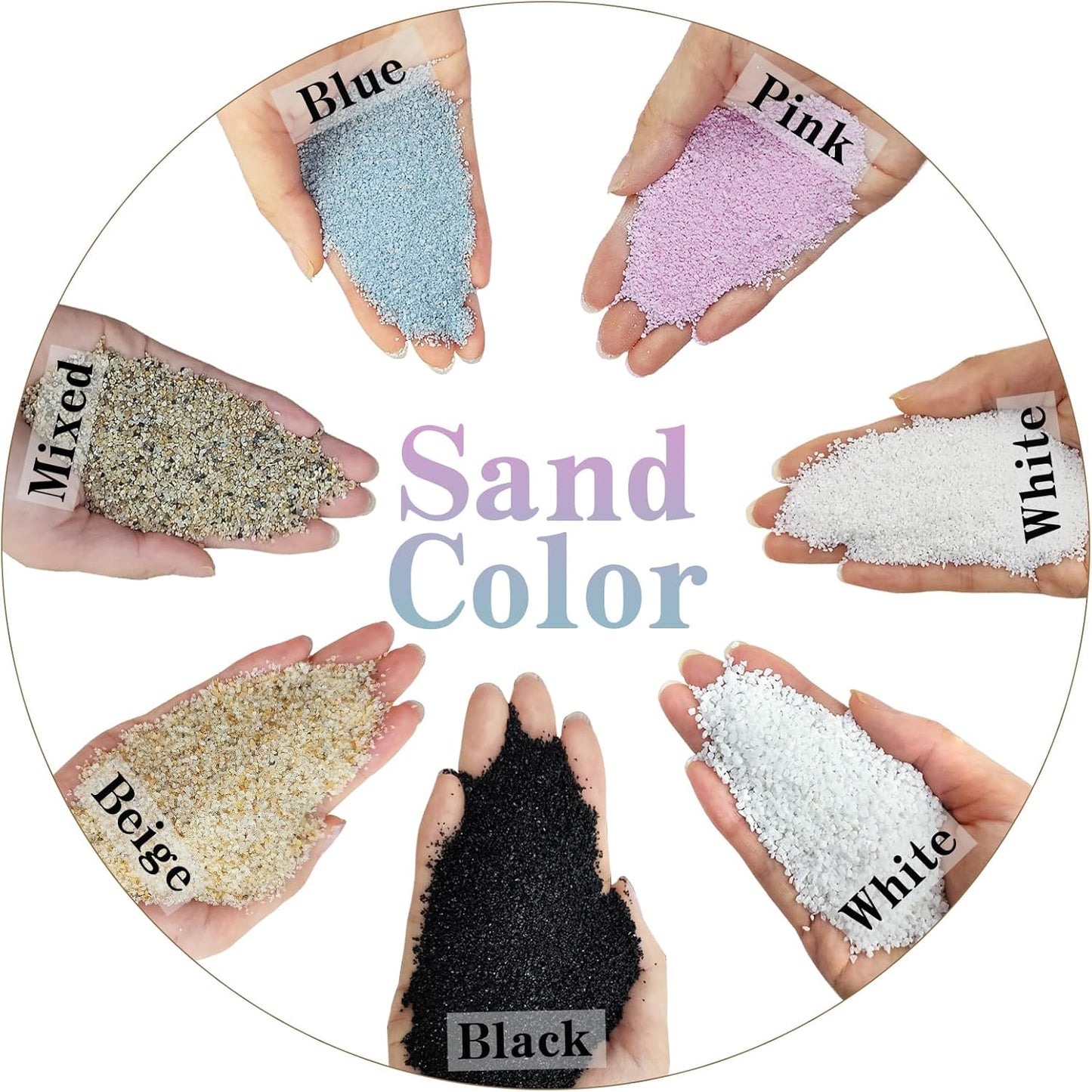 10 lbs Blue Sand Aquarium Substrate, 0.4-0.8 mm Decorative Sand for Aquarium, Fish Tank, Paintings, Candle, Vase, Wedding Ceremony, Arts Crafts and Bowl Fillers