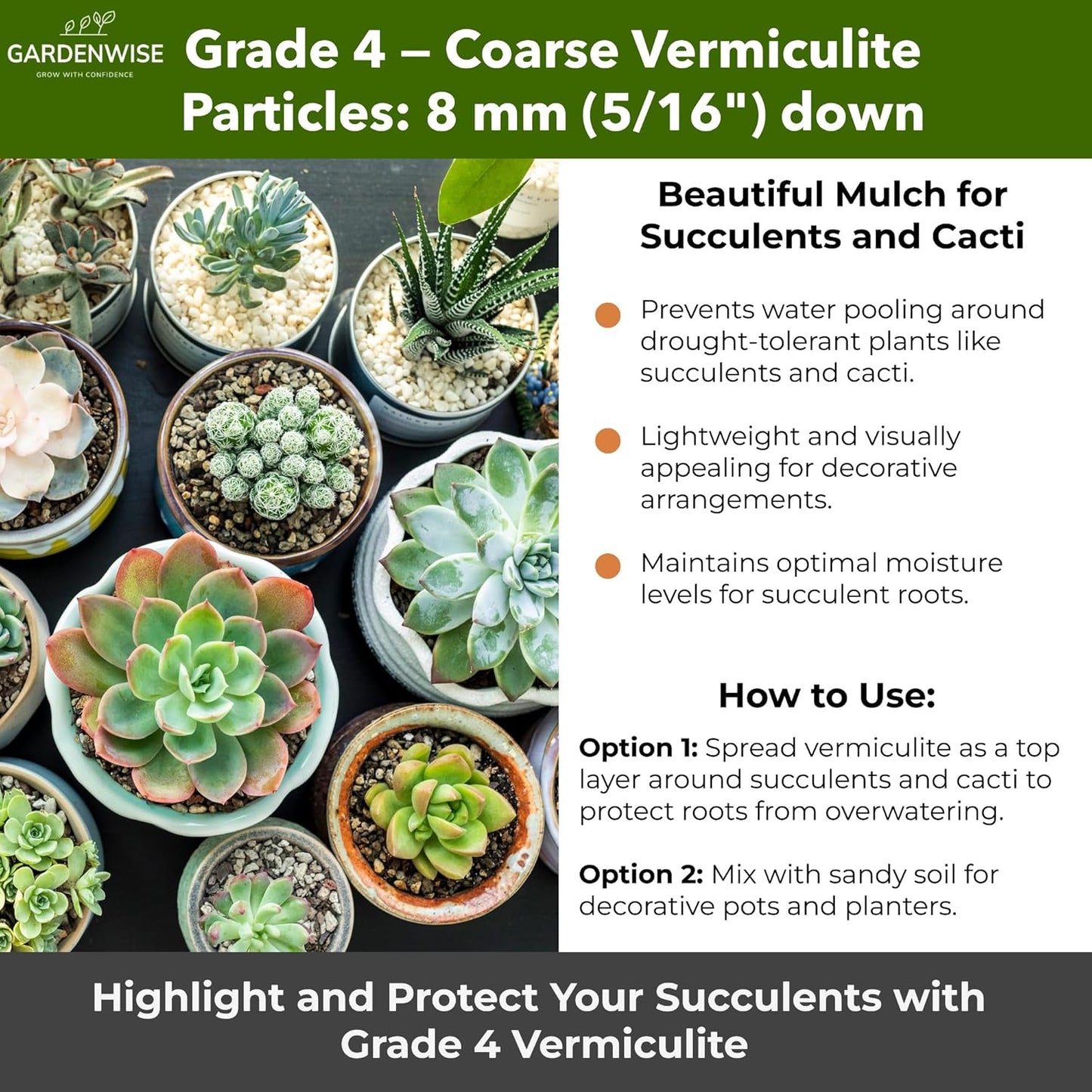 Organic Coarse Vermiculite for Indoor Gardening Plants and Mushrooms – Enhances Soil Aeration, Seed Germination, Rooting Cuttings – Small Packages and Bulk (Vermiculite Grade 4 – Coarse, 20 quarts)
