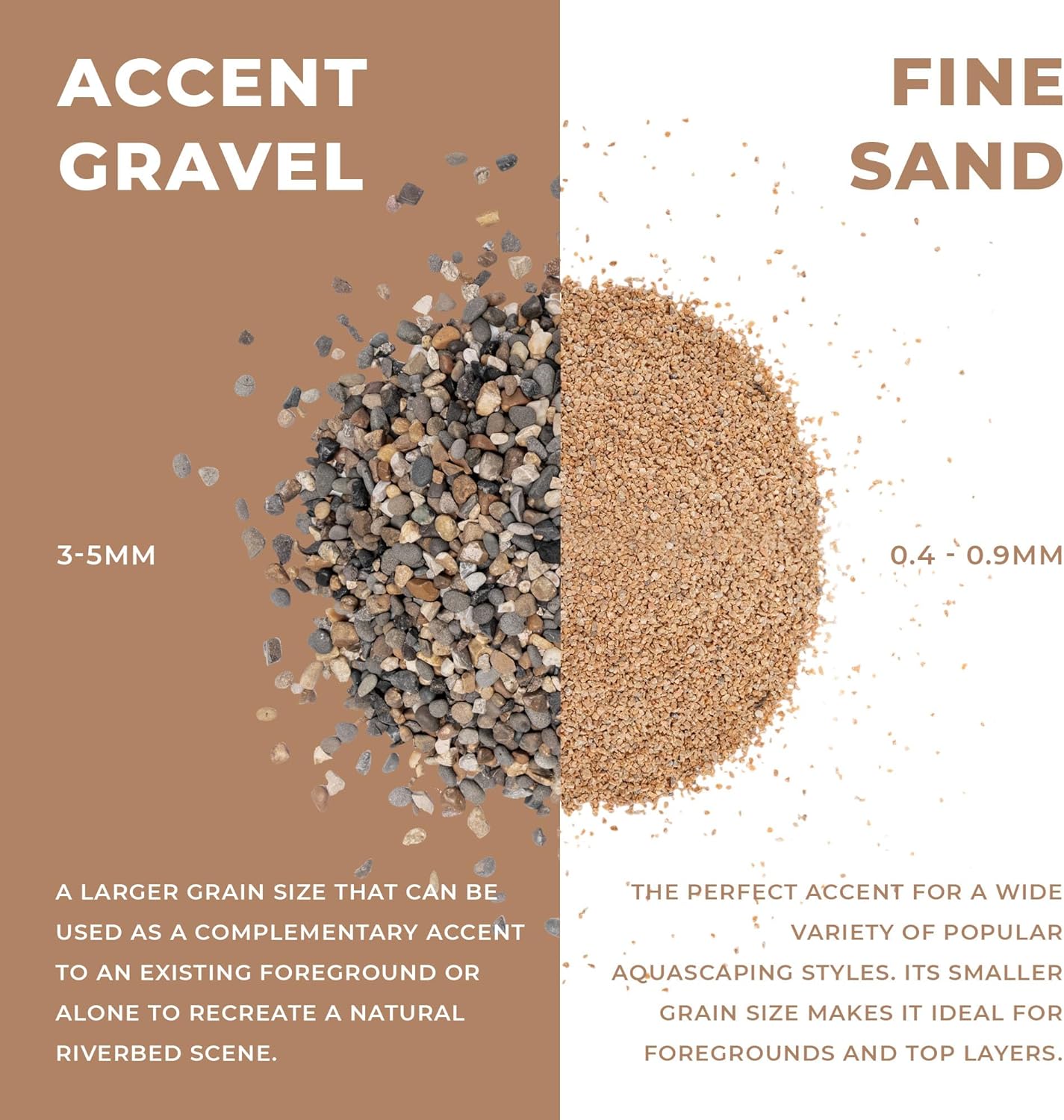 Ultum Nature Systems Controsand Mojave Aquarium Sand (3L) - Freshwater Tank Substrate for Live Shrimp & Planted Aquariums