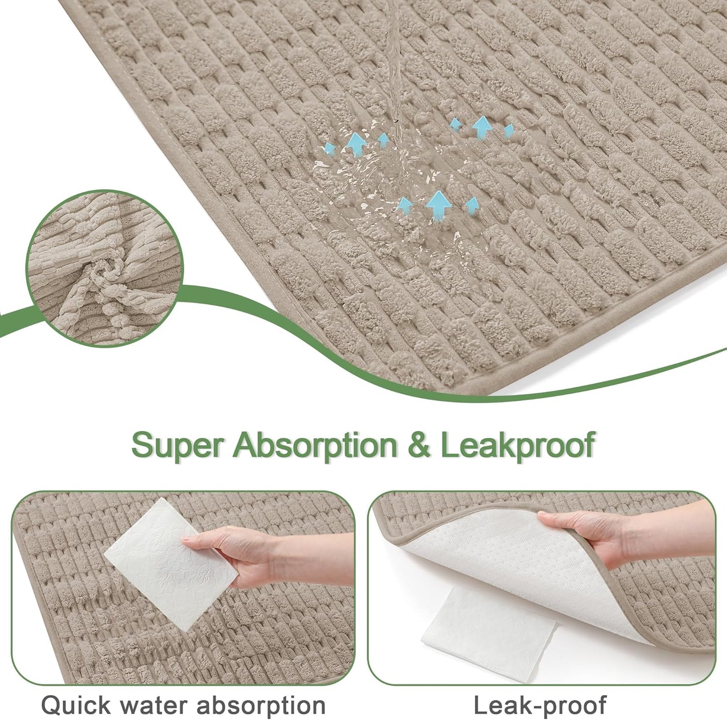 Washable Pee Pads for Dogs, 2 Pack Reusable Puppy Pads Dog Pads, Non-Slip Dog Pee Pads, Leakproof Pet Pee Pads Wee Wee Pads for Dogs. (Brown, 30"x34"(Pack of 2))