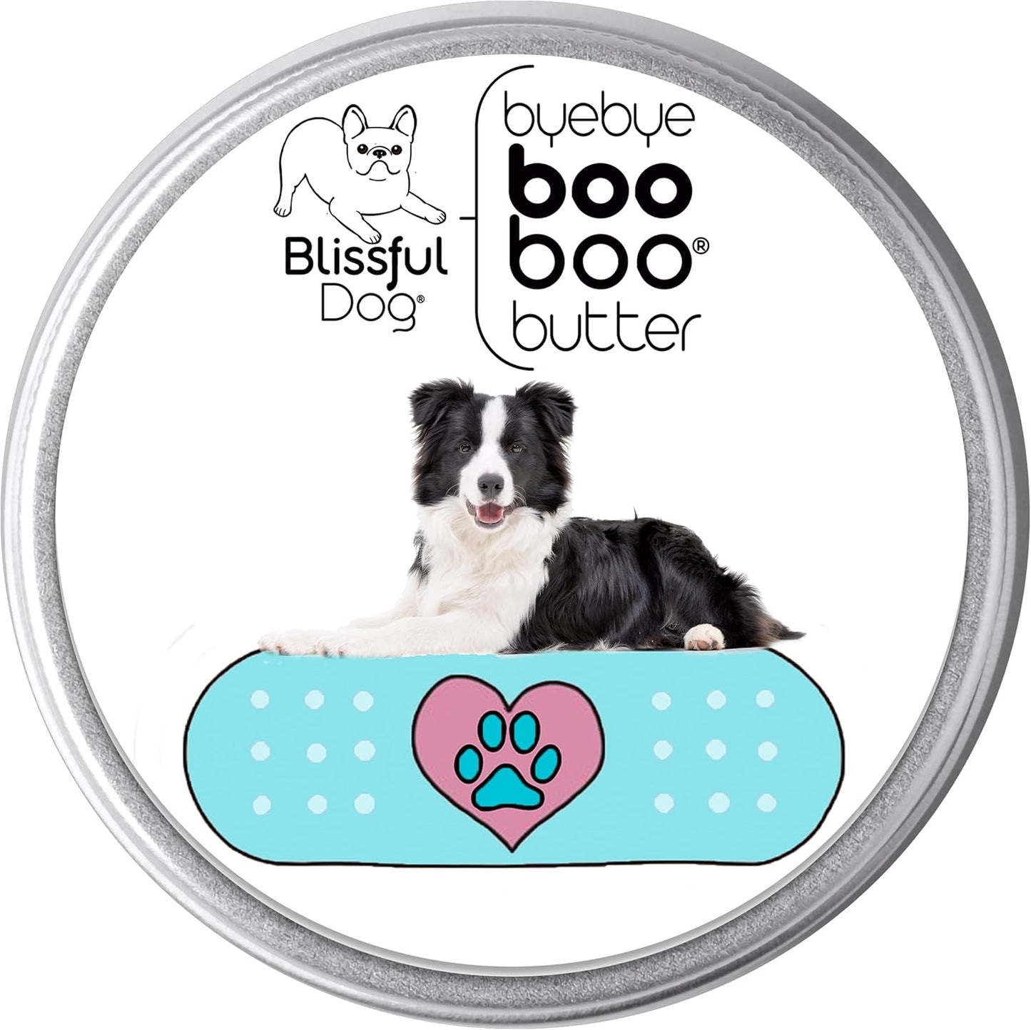The Blissful Dog 8 oz TIN Border Collie Booboo Butter