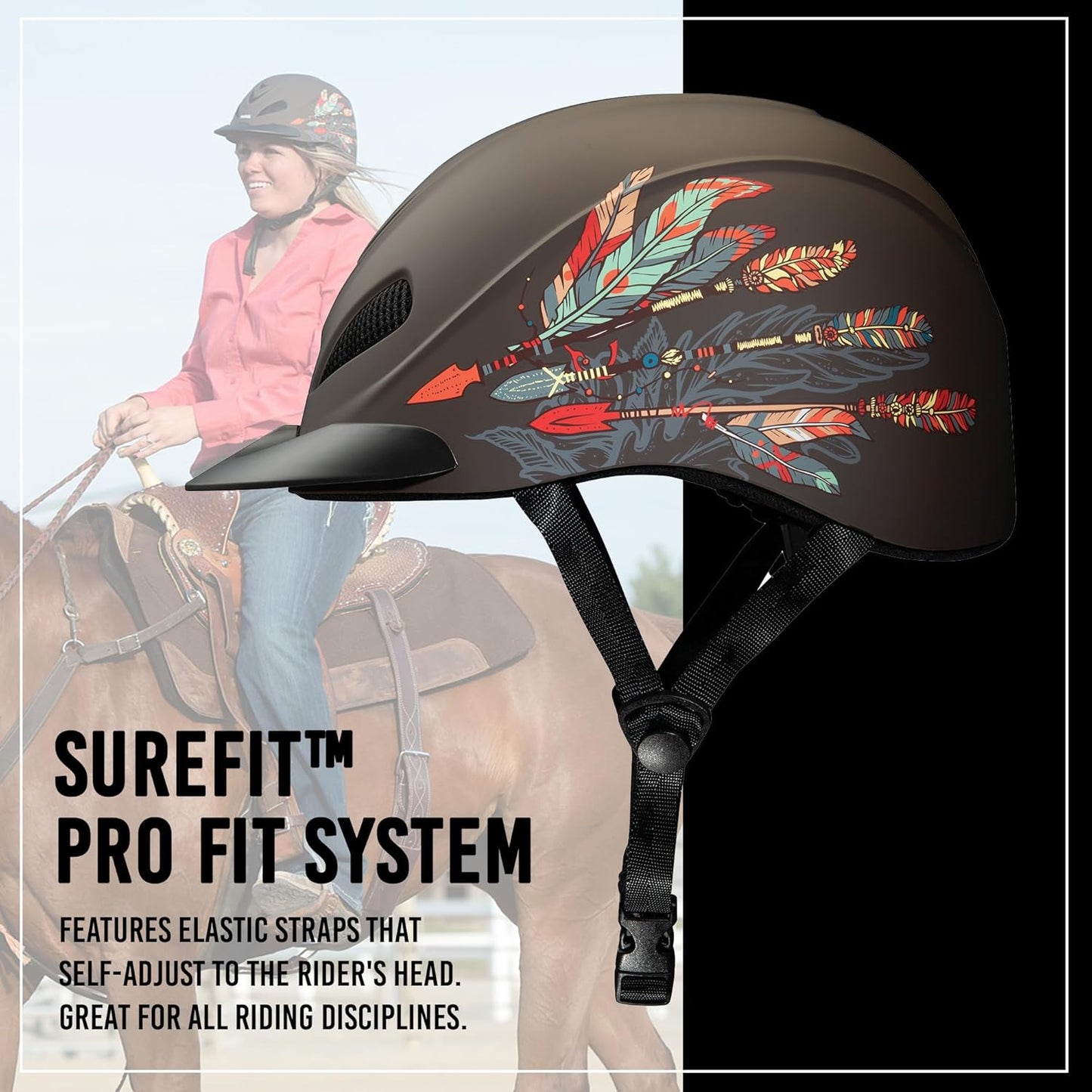 Troxel Rebel Turquoise Rose Helmet