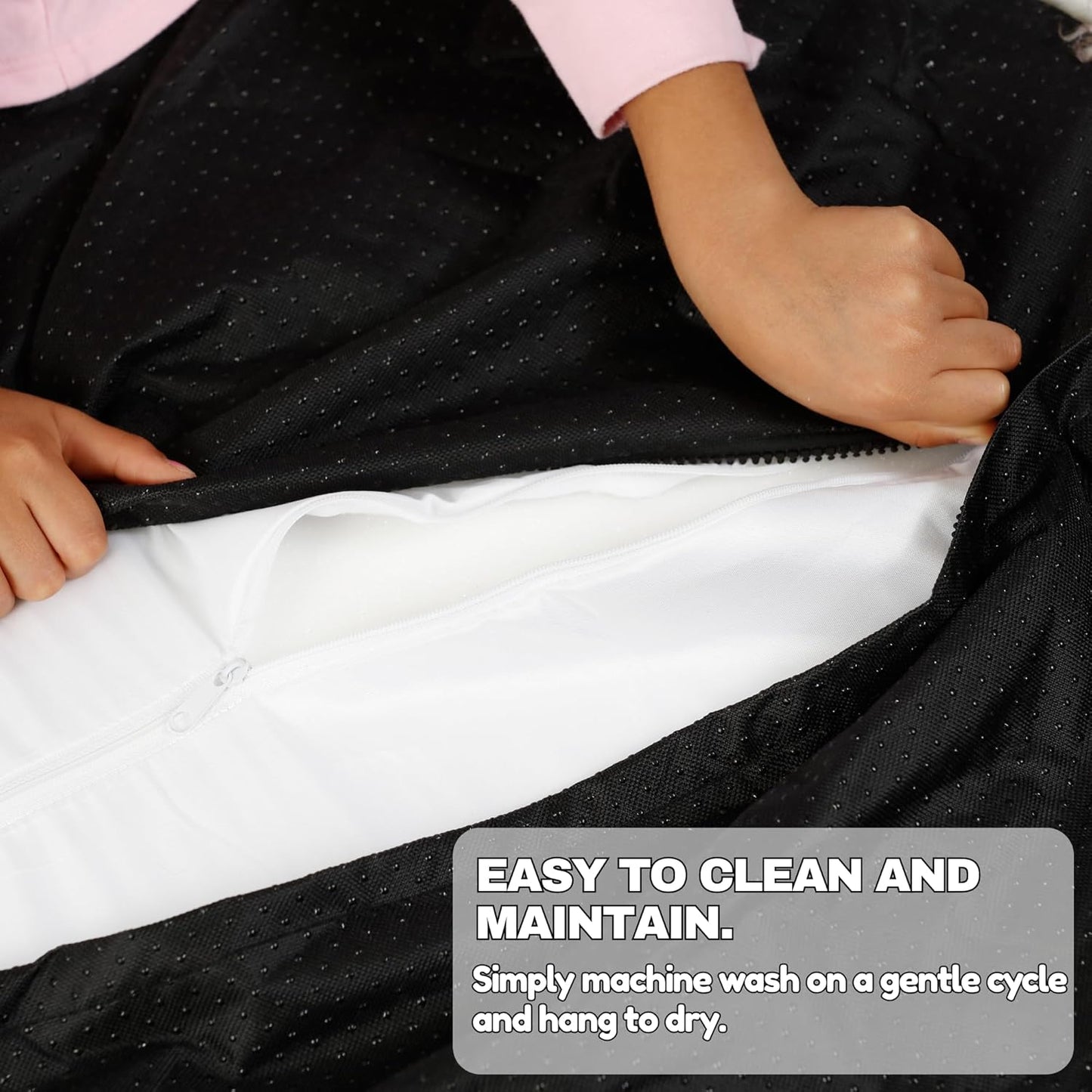 IHAPPYDOG Luxury Faux Fur Orthopedic Dog Bed, Memory Foam Dog Bed for Small, Medium, Large and XL Pets, Fluffy Pet Bed with Waterproof and Washable Cover (Brown, 60"x35")