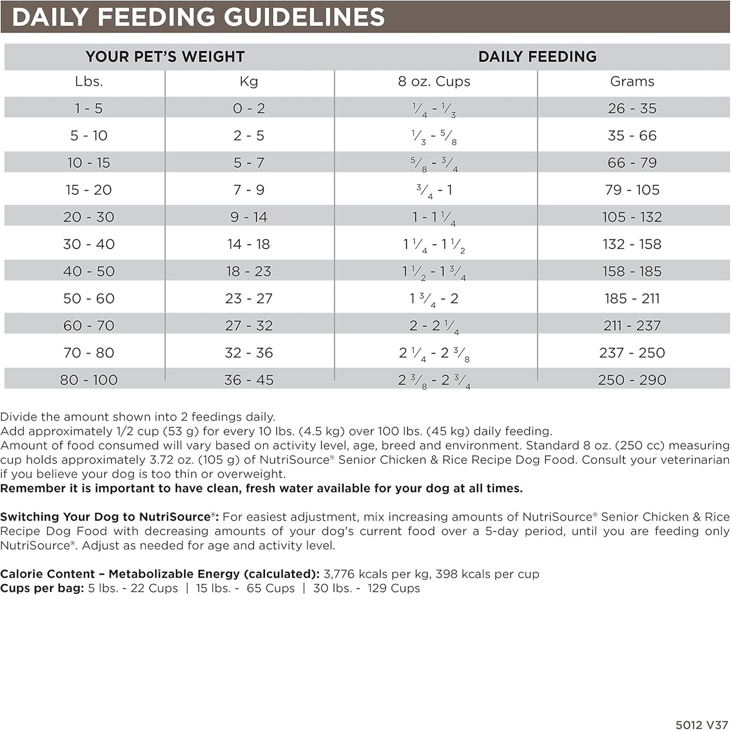 NutriSource Dry Dog Food for Seniors, Chicken and Rice, 26LB