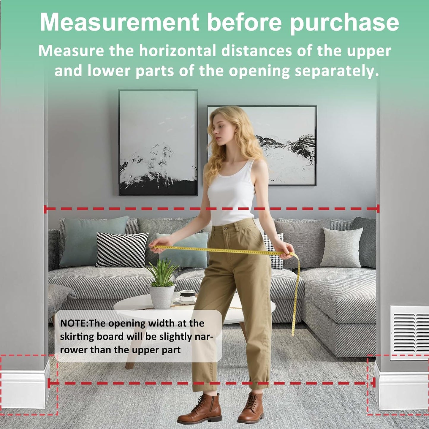 ALLAIBB Extra Wide Pressure Mounted Baby Gate Walk Through Child Kids Safety Toddler Tension White Long Large Pet Dog Gates with Extension for doorways Kitchen (33.86-38.58"/86-98cm)