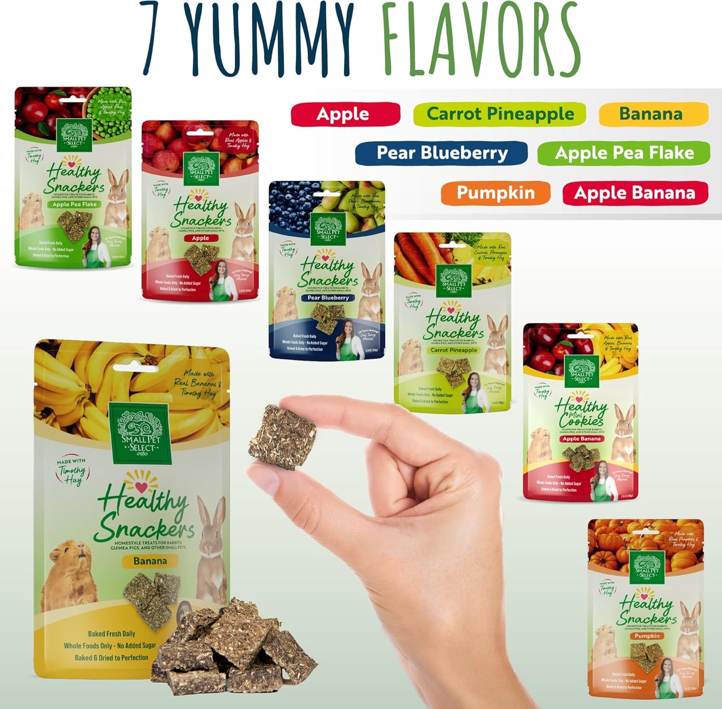 Small Pet Select - Healthy Snackers - Banana