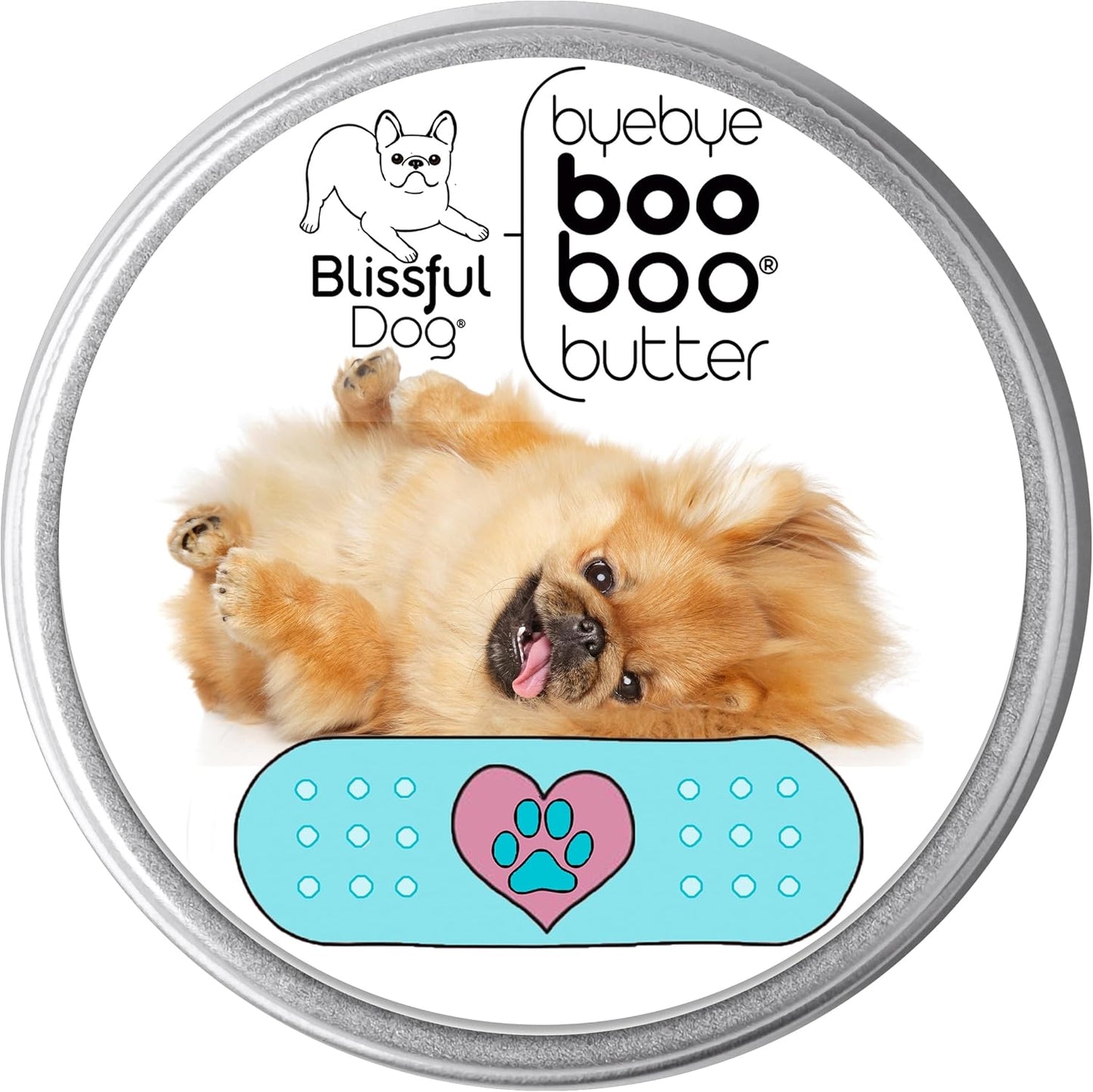 The Blissful Dog 8 oz TIN Pekingese Booboo Butter