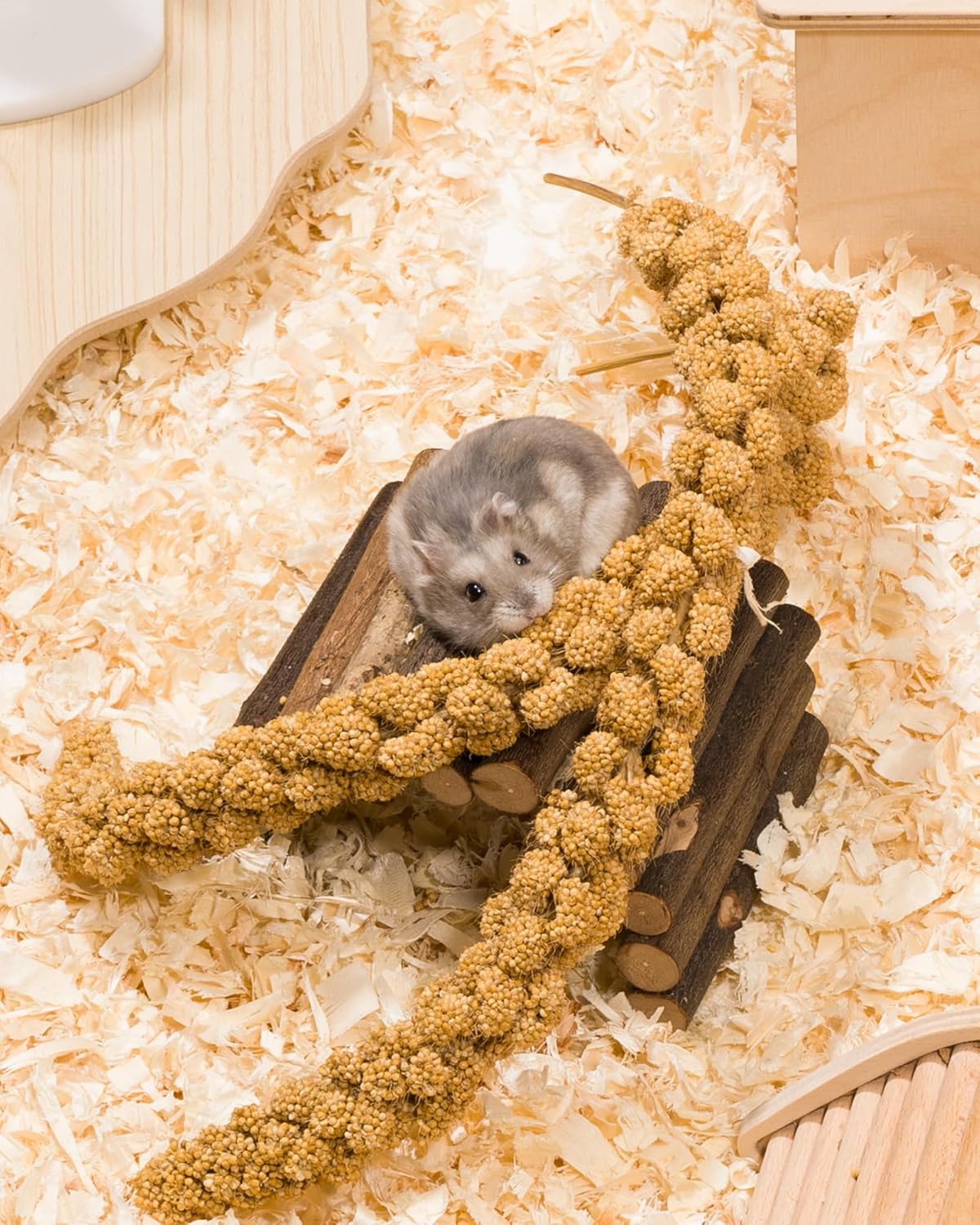 Niteangel Natural & Soft Hamster Bedding Mate Small Animal Habitat Decor for Syrian Dwarf Hamsters Gerbils Mice Degus Bunny or Other Small-Sized Pet