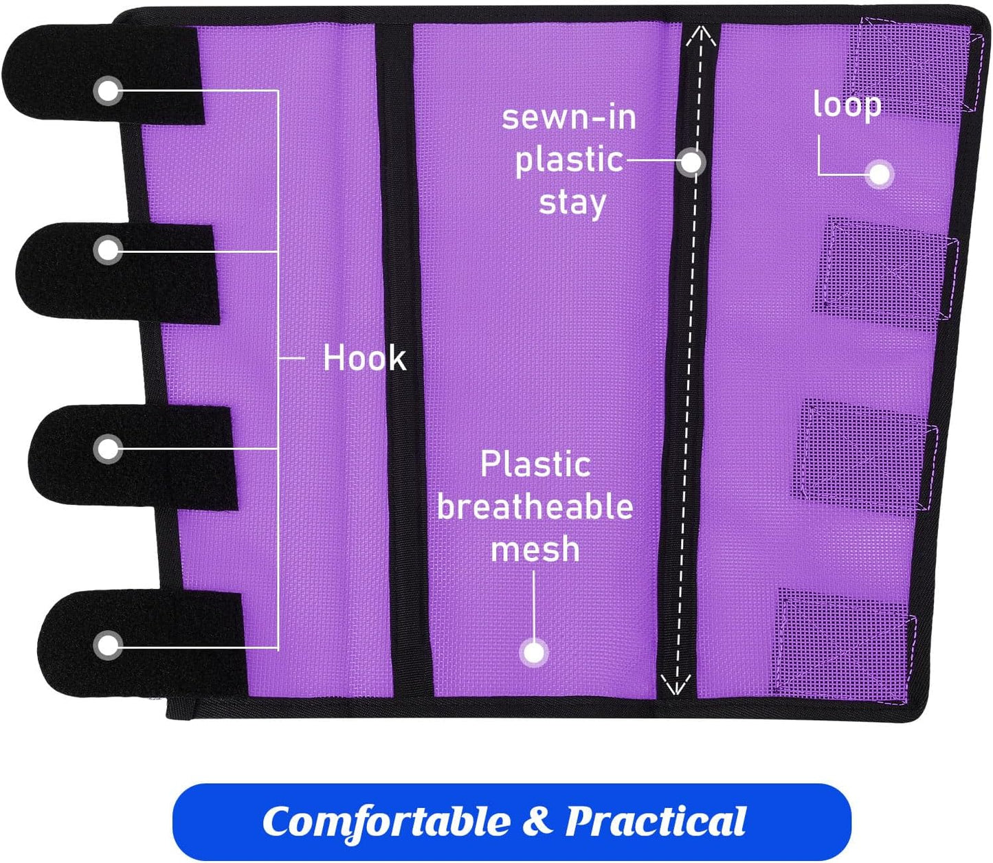 8 Pcs Mesh Fly Boots for Horse Breathable Mesh Horse Boots Protective Horse Leg Wraps Horse Leggings for Preventing Flies and Mosquitoes Bites (Light Pink, Dark Pink)